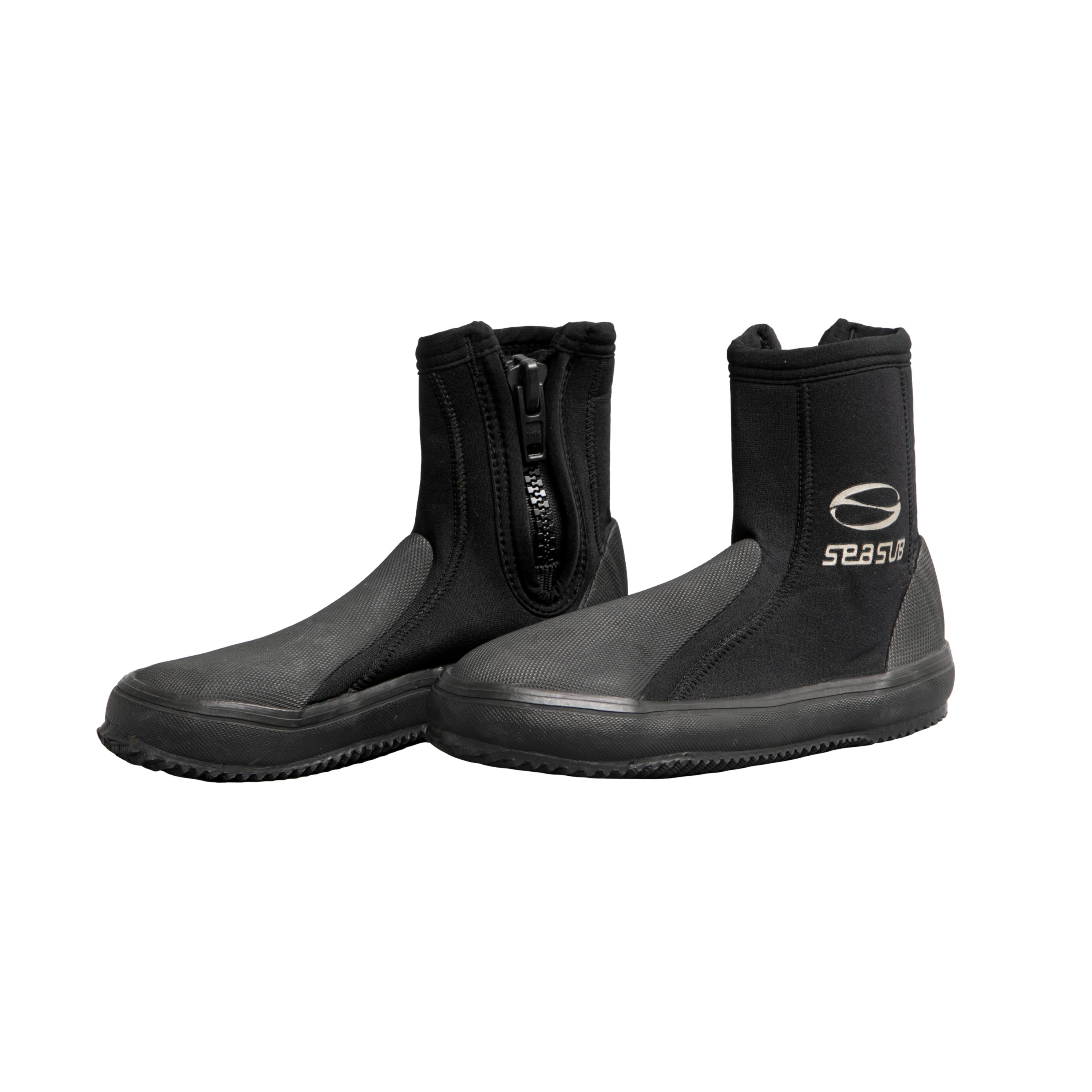 Bota Feminina Mergulho SeaSub Preta - Tamanho 5