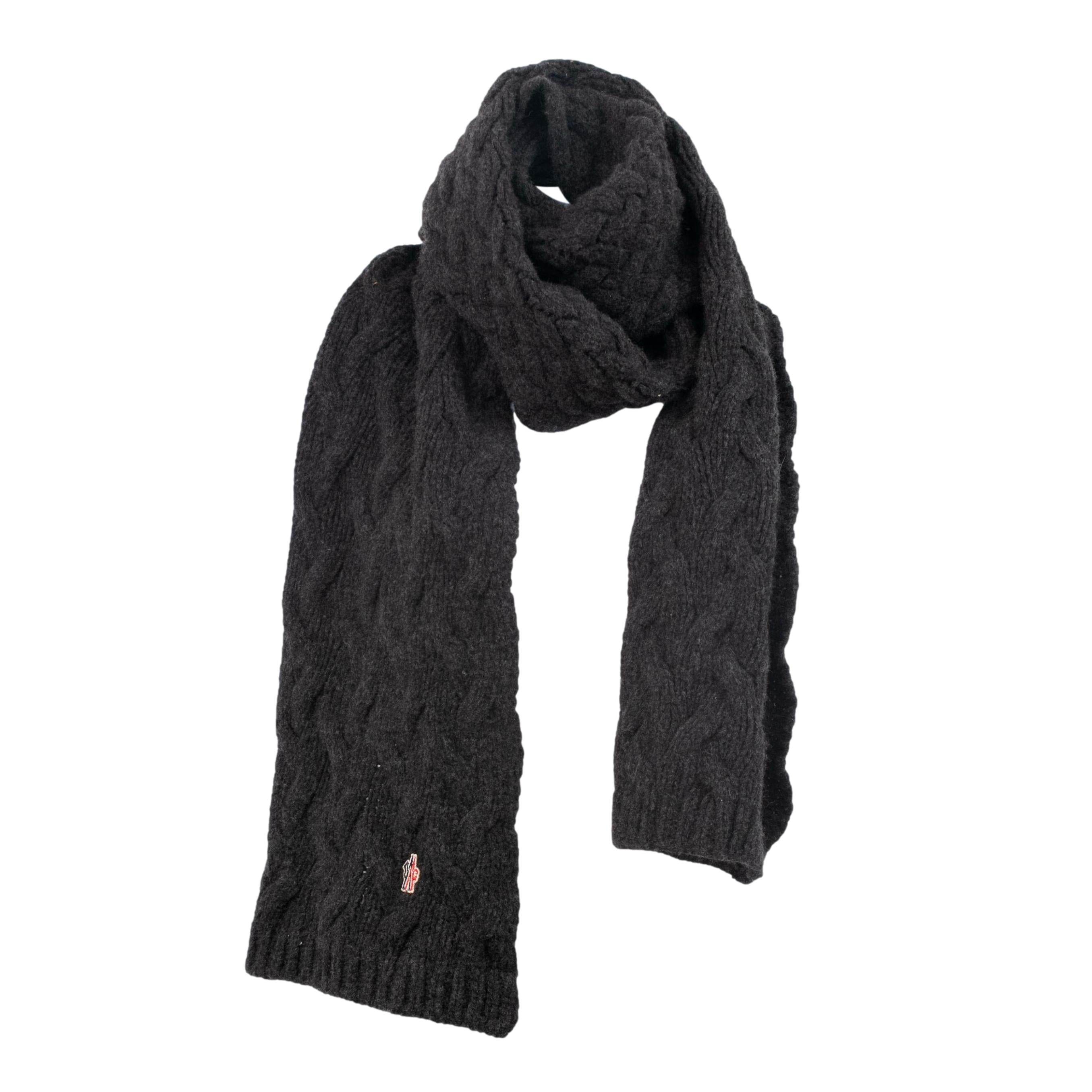 Cachecol Unissex Moncler Cinza - Tamanho Único