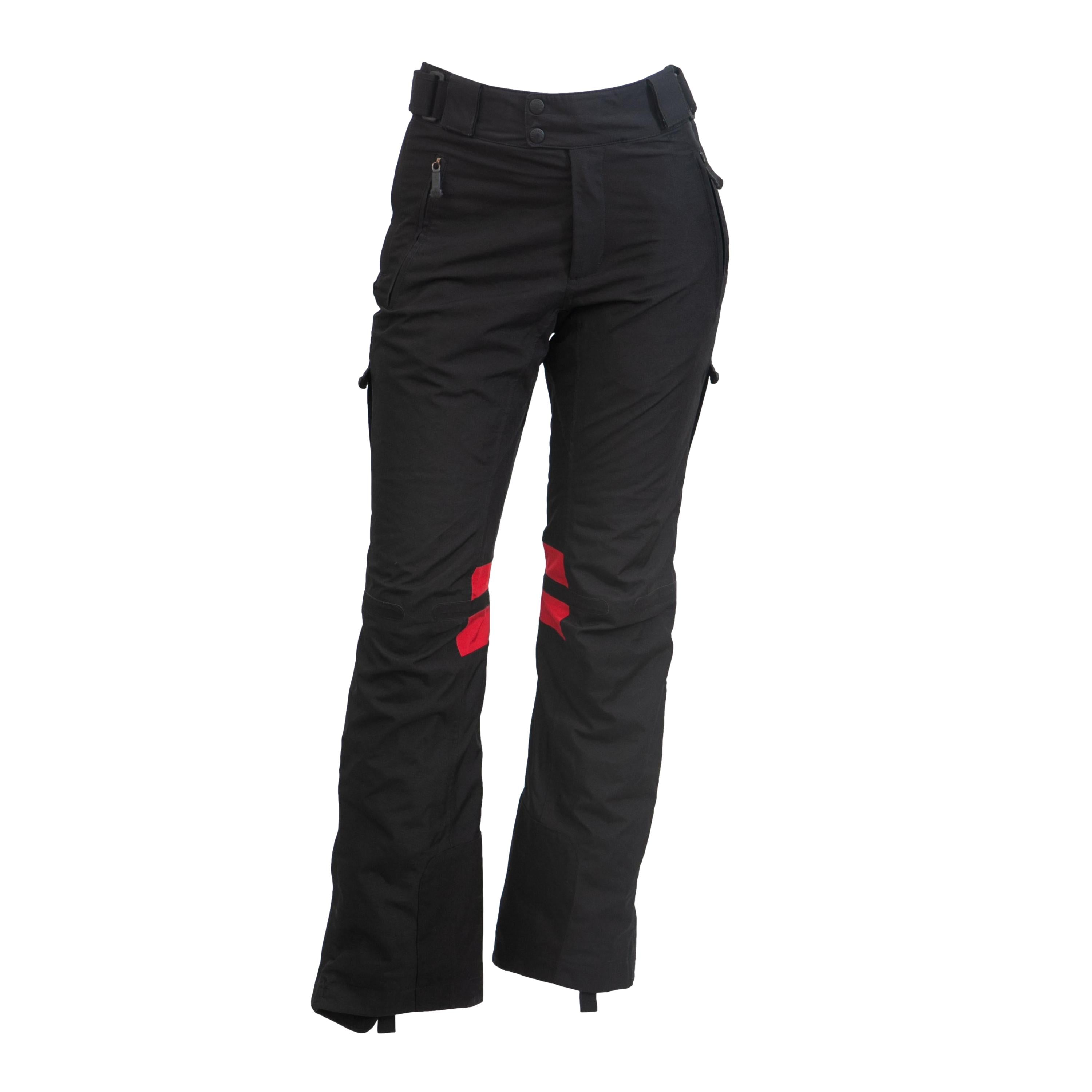 Calça Feminina Snowboard Moncler Listra Vermelha - Tamanho M