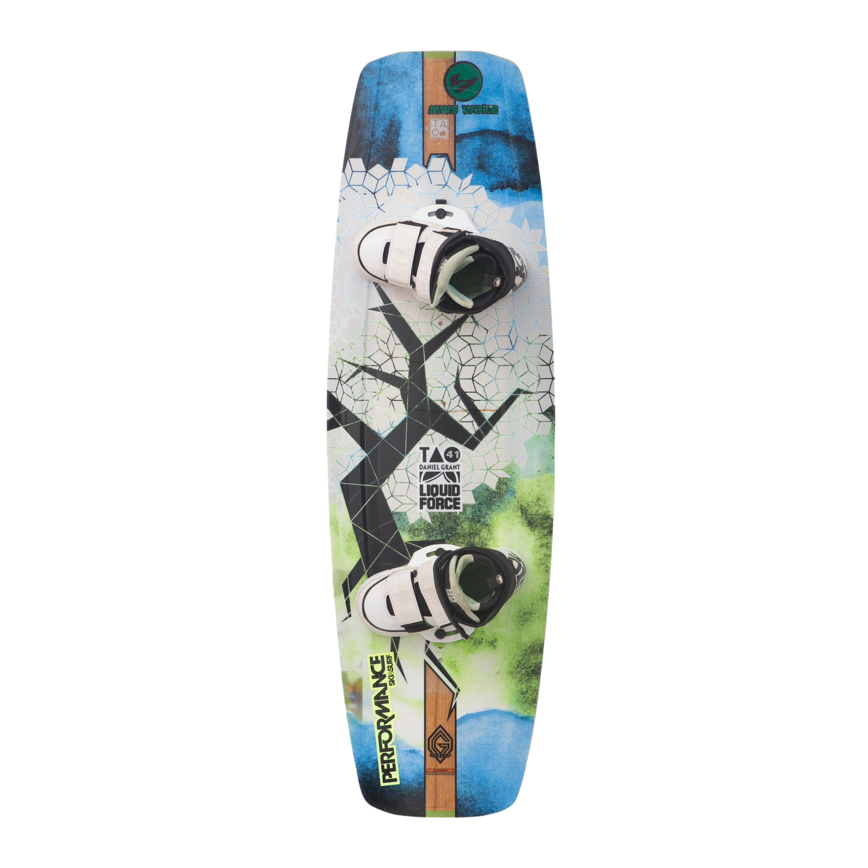 Prancha Wakeboard Com Bota e Capa Liquid Force+ Hyperlite Daniel Grant Vantage 41/ US 11-12