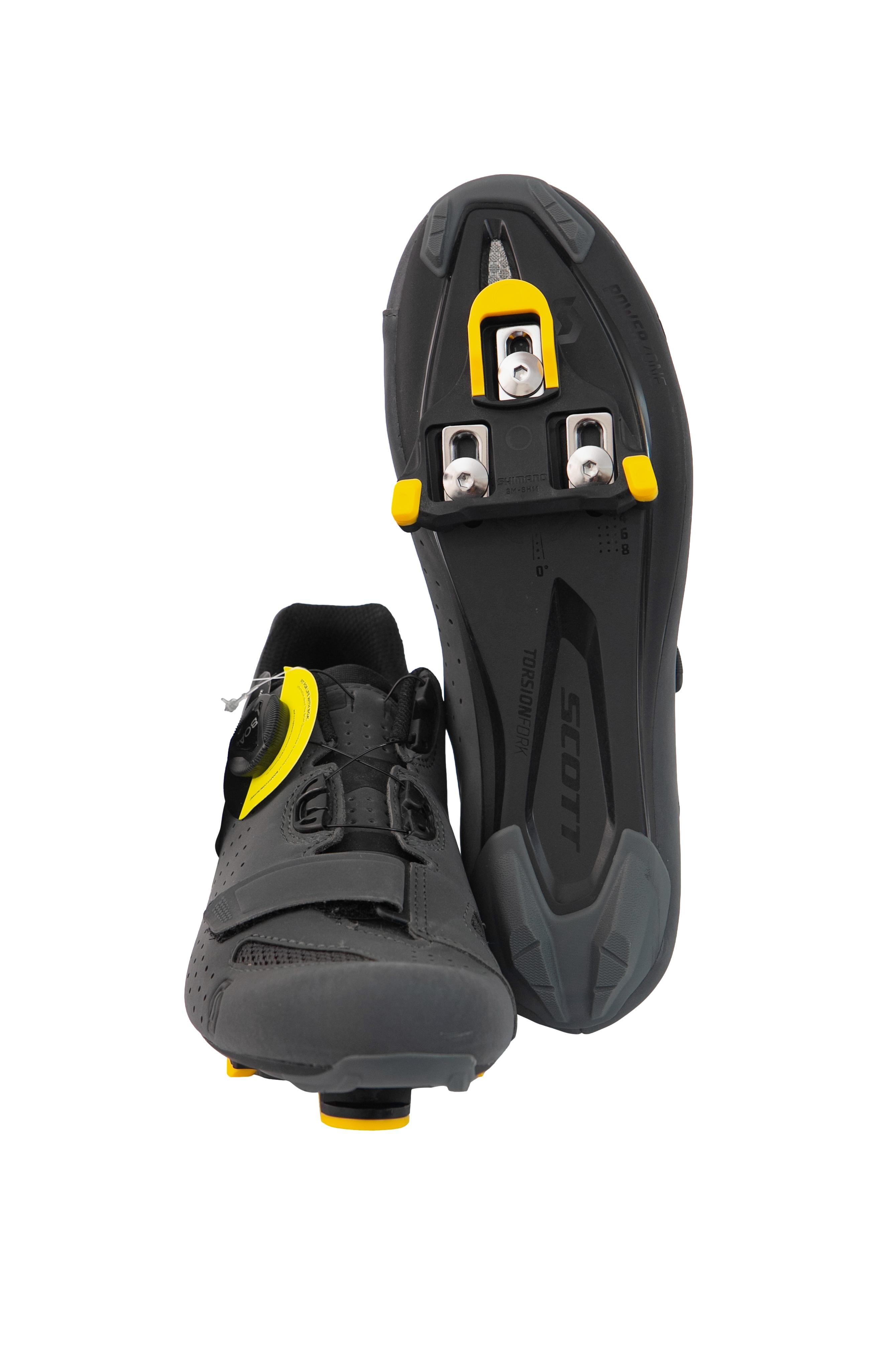 Sapatilha Masculina Ciclismo Scott Comp Boa Speed Preta - Tamanho 7 Us