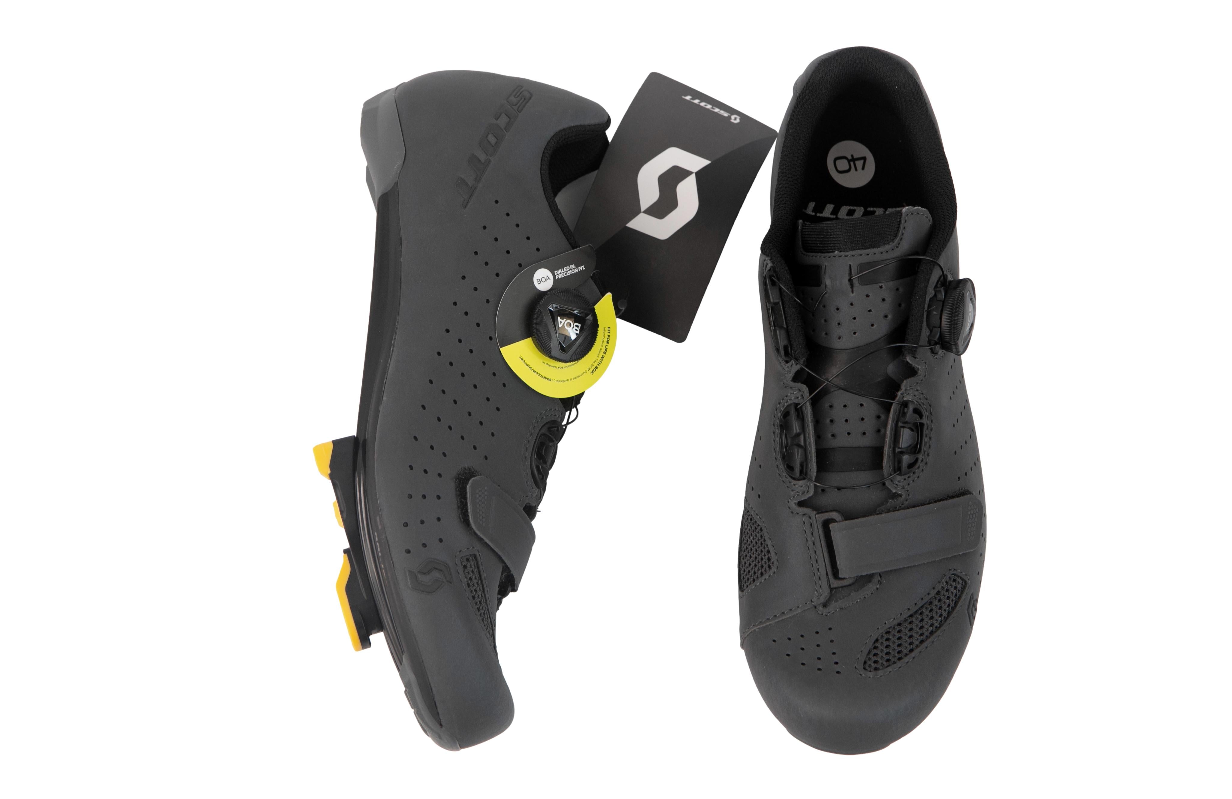 Sapatilha Masculina Ciclismo Scott Comp Boa Speed Preta - Tamanho 7 Us