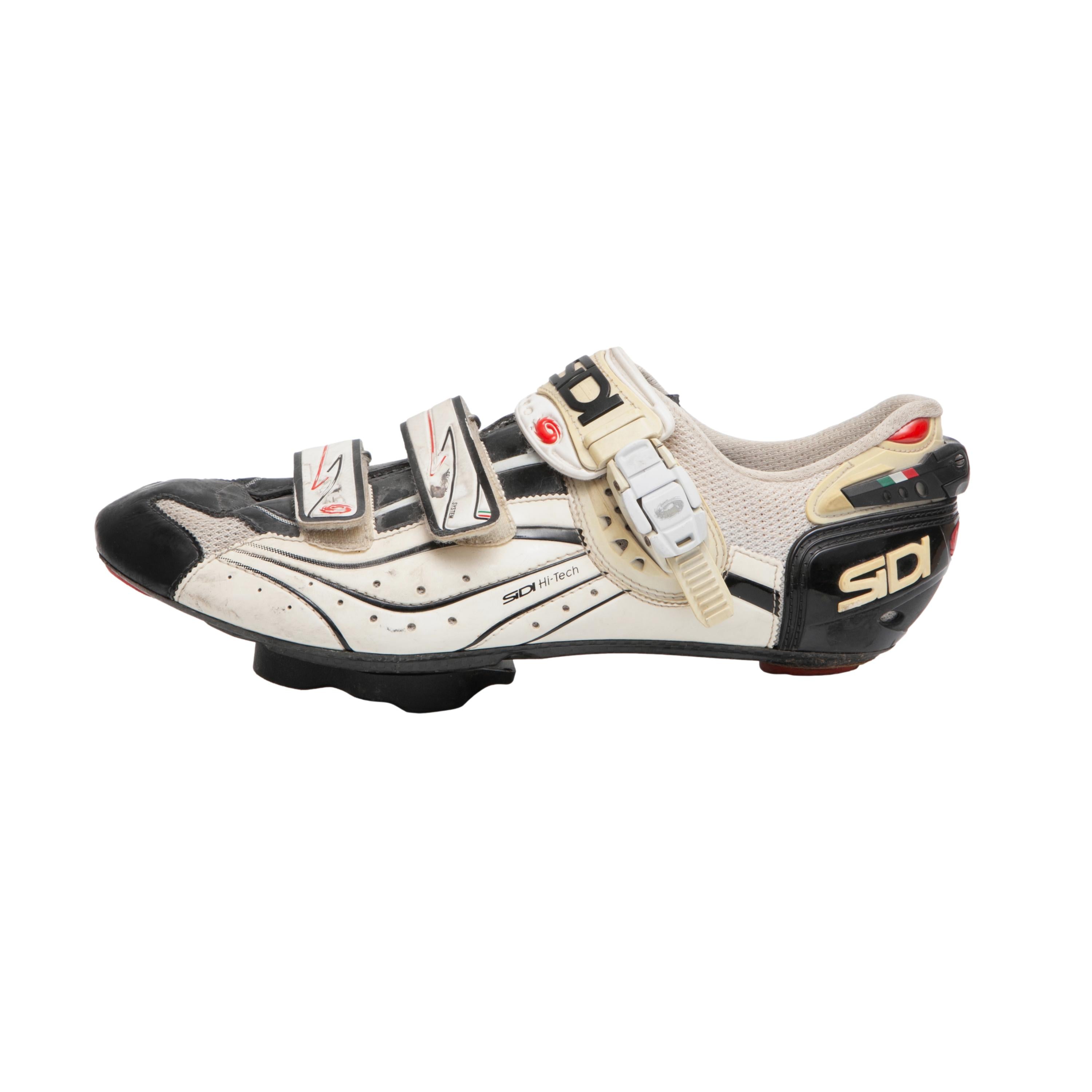 Sapatilha Masculina Ciclismo SiDi Hi Tech Vent Carbon Sole Branca - 46 US
