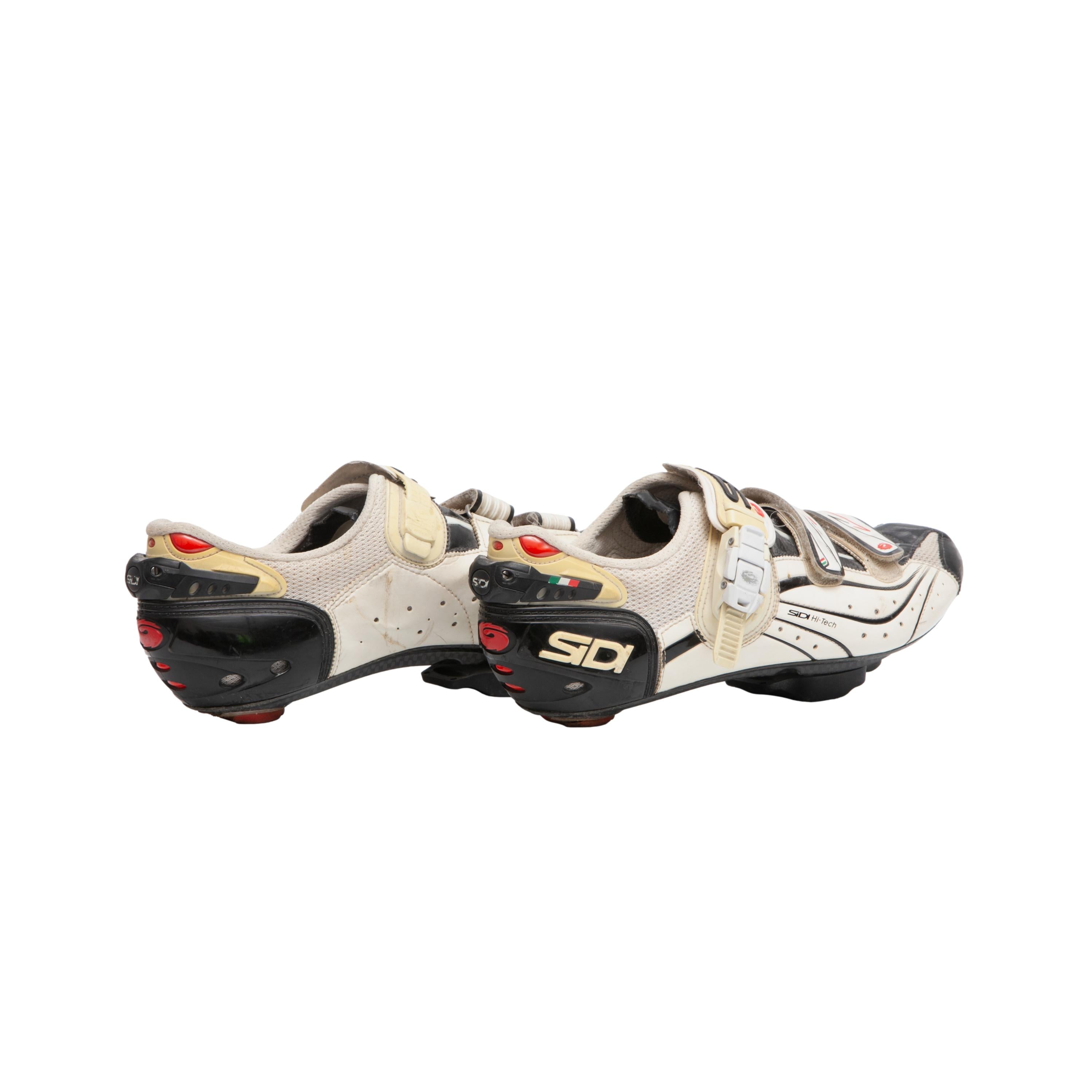 Sapatilha Masculina Ciclismo SiDi Hi Tech Vent Carbon Sole Branca - 46 US