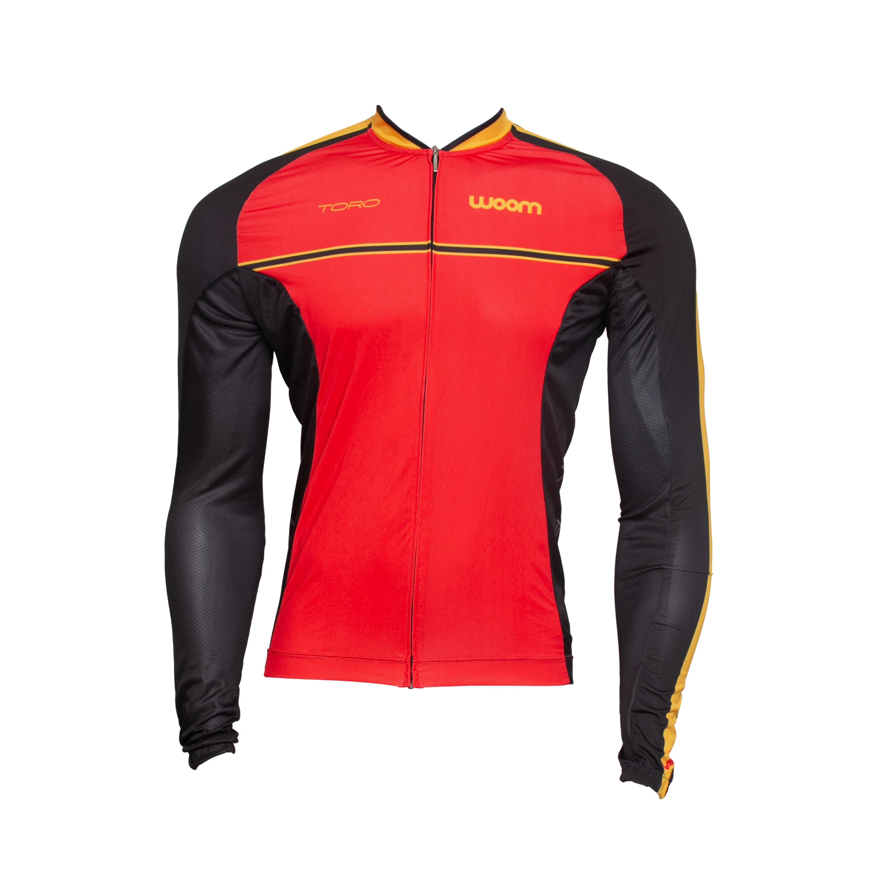 Camiseta Masculina Ciclismo Woom Supreme Toro Vermelha - Tamanho GG