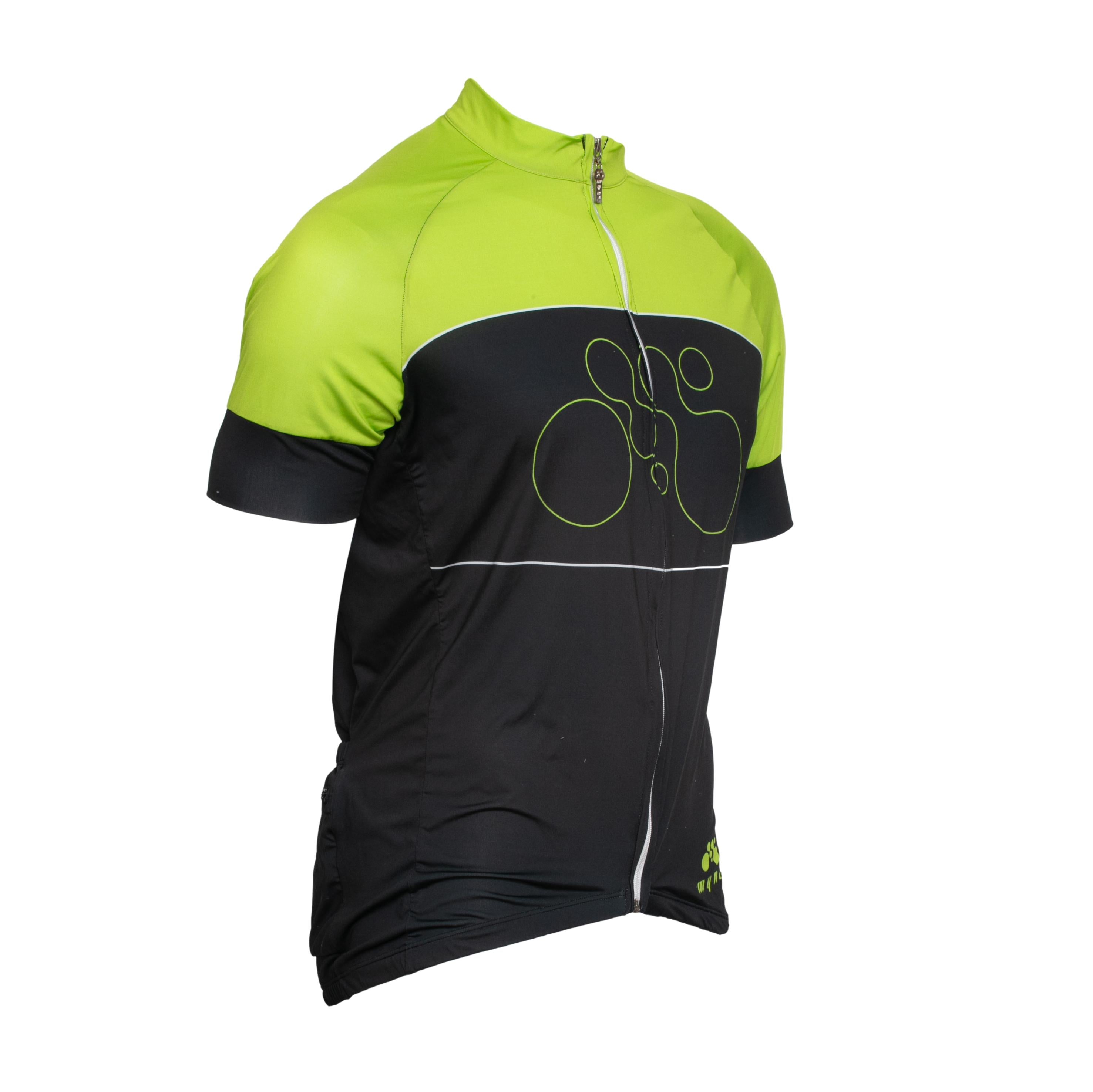 Camiseta Masculina Ciclismo Mynd Preta/Verde - Tamanho GG