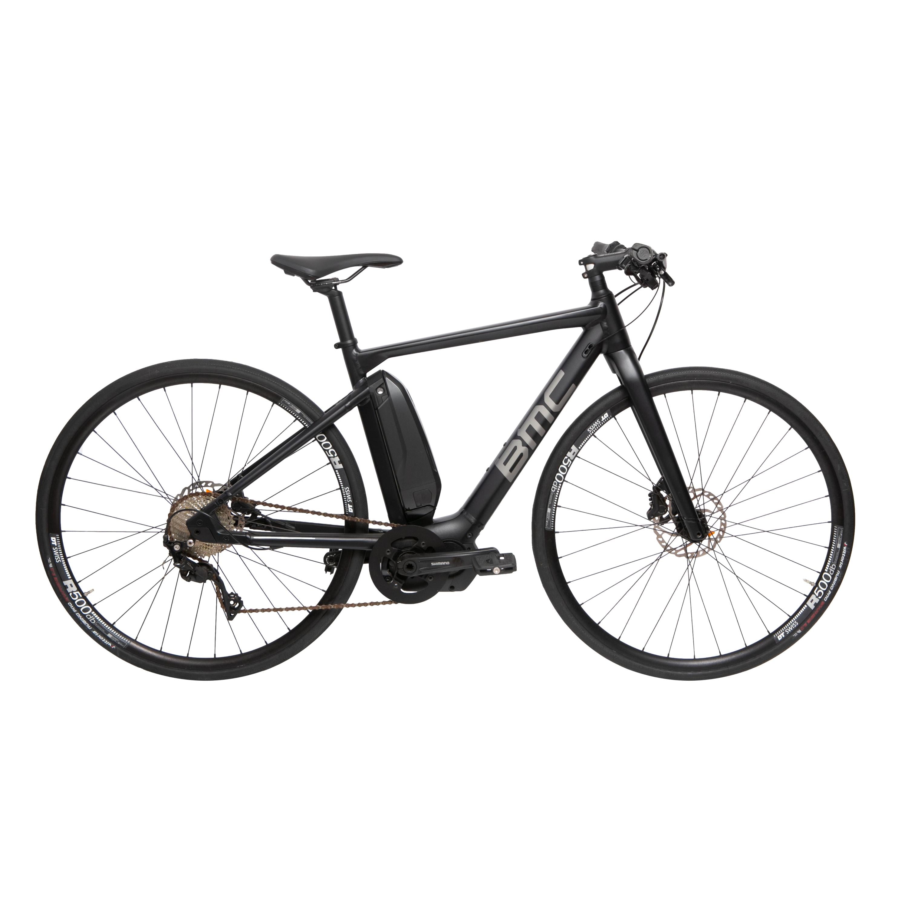 Bicicleta E-Bike Unissex BMC Alpen Challenge Preta - Tamanho Small