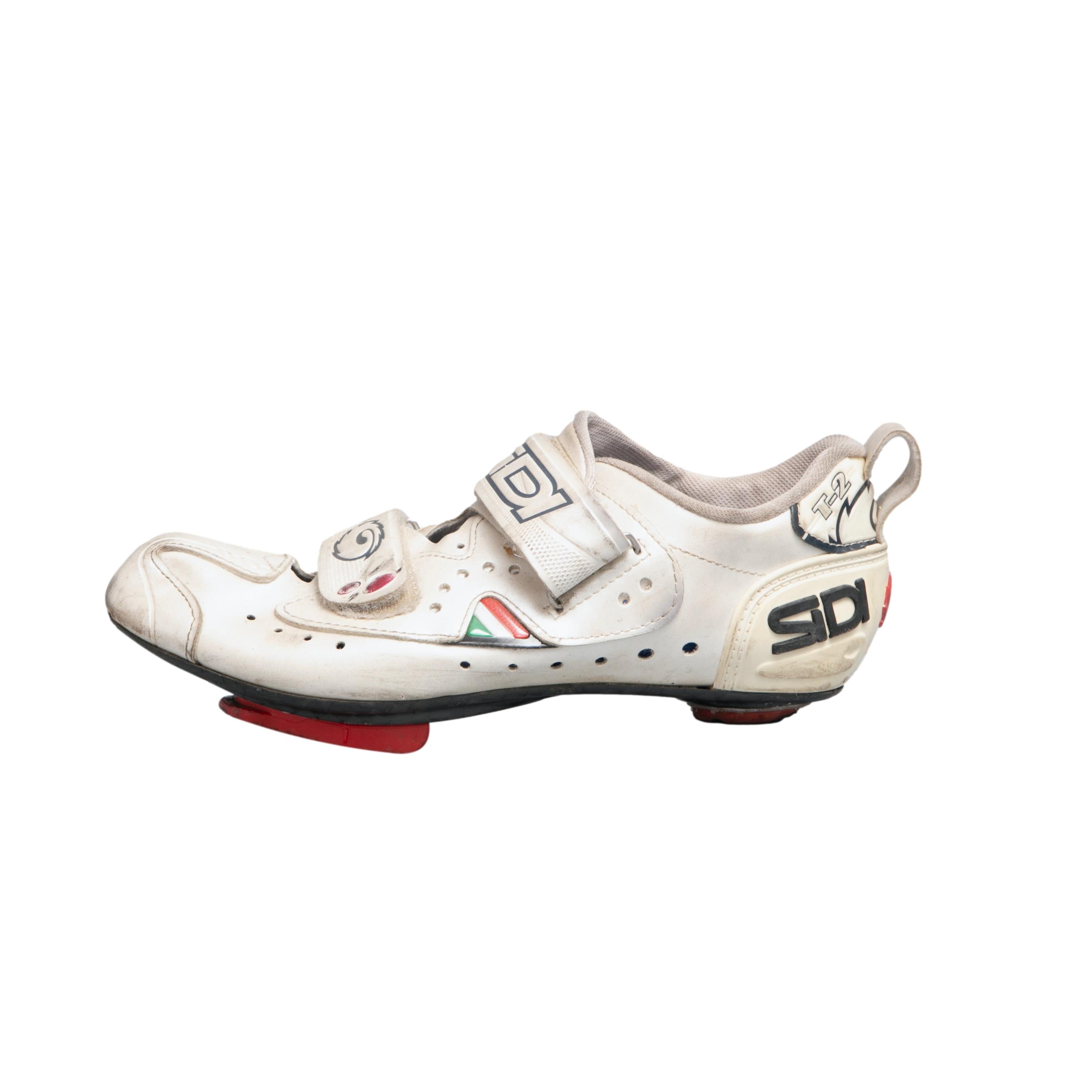 Sapatilha Masculina Ciclismo SiDi Full Carbon T-2 Branca - Tamanho 39 BR