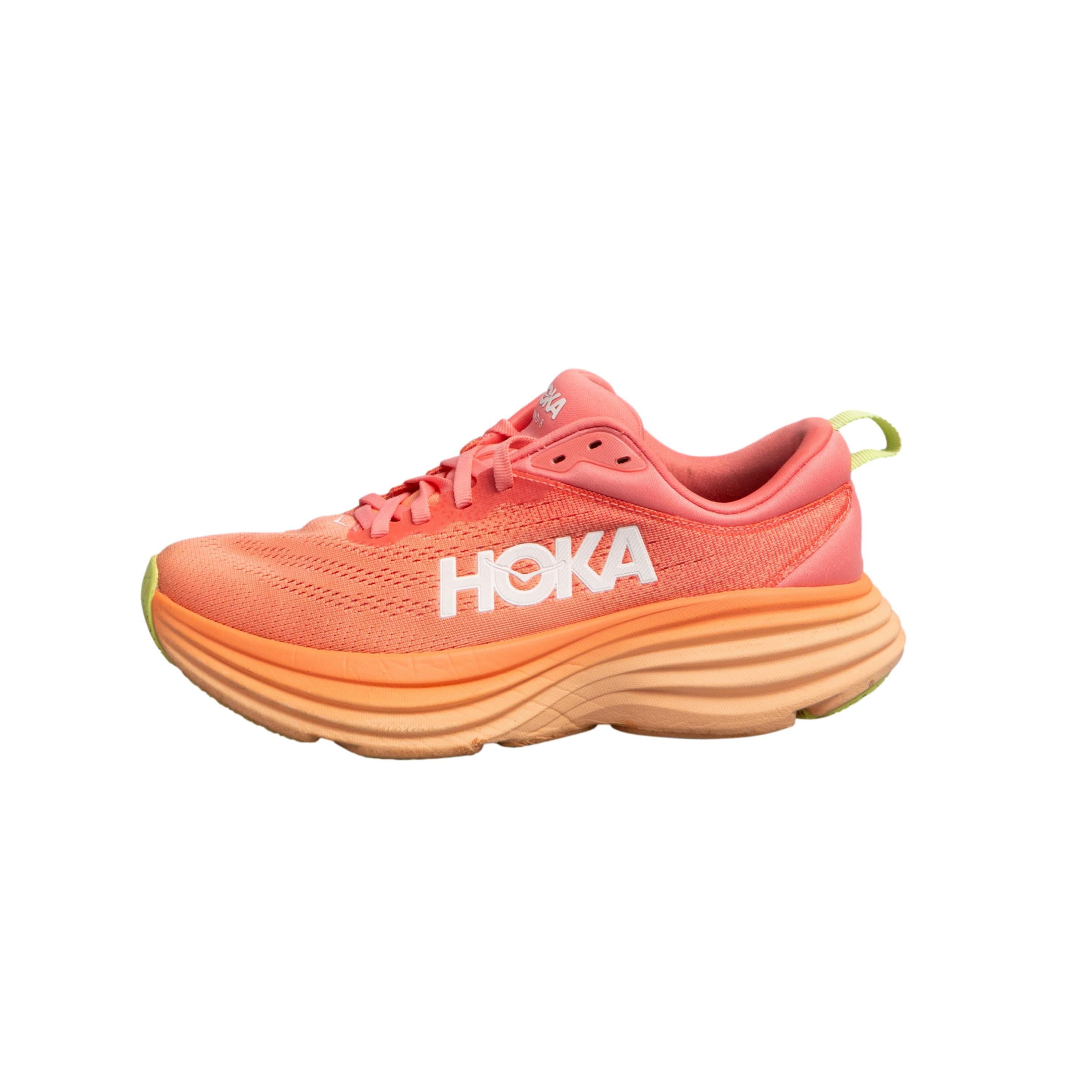 Tênis Feminino Corrida Hoka Bondi 8 Laranja - Tamanho 38.5 Europa