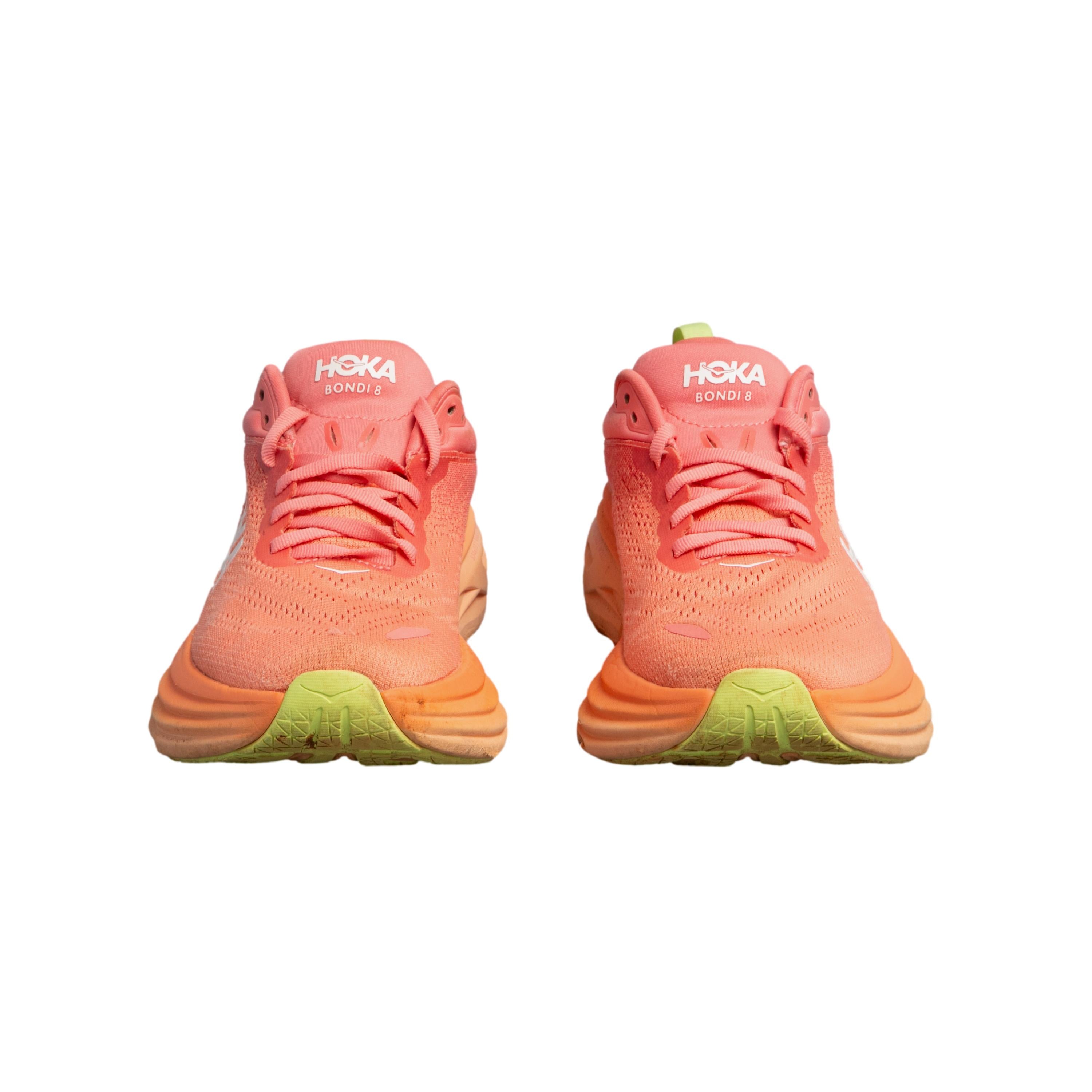 Tênis Feminino Corrida Hoka Bondi 8 Laranja - Tamanho 38.5 Europa