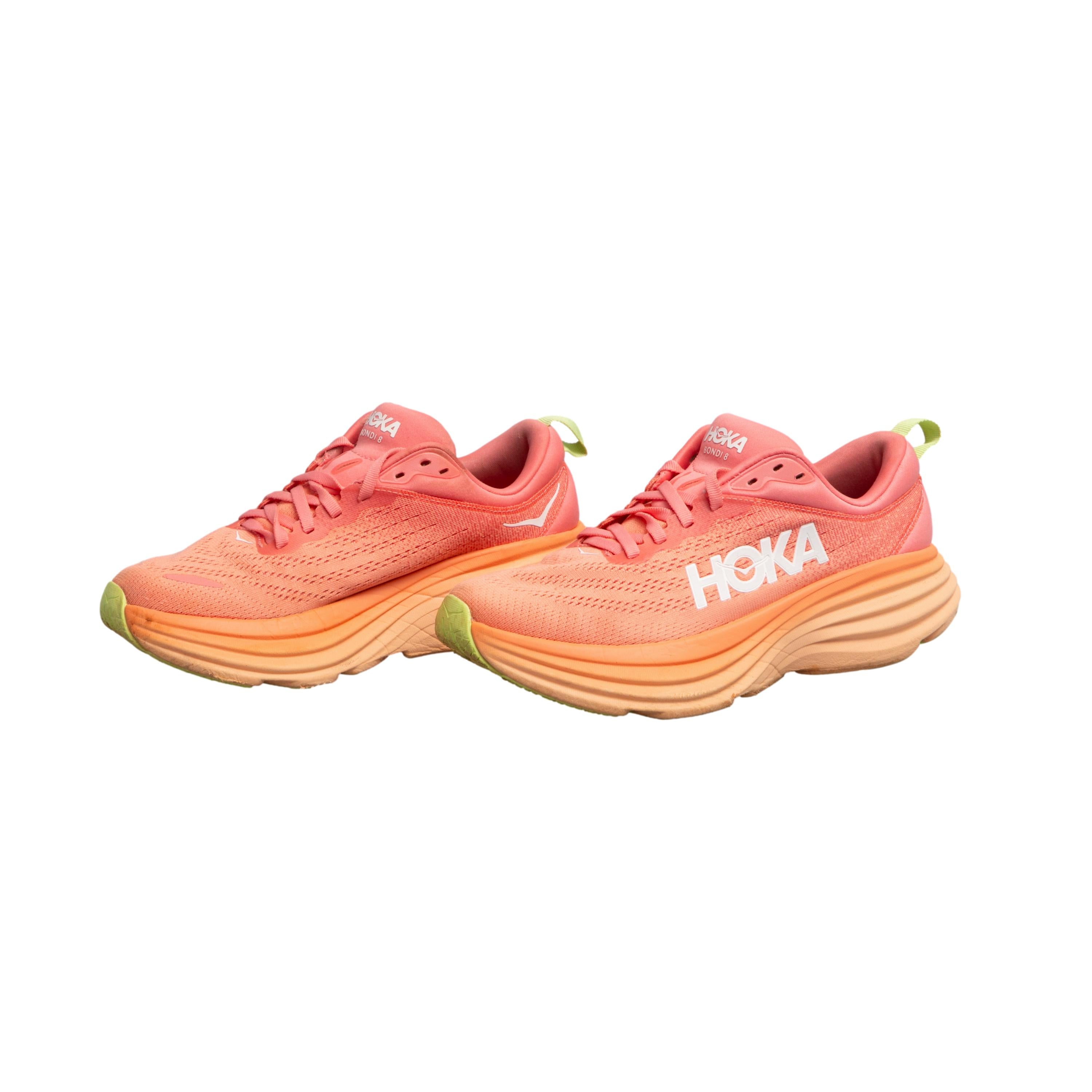 Tênis Feminino Corrida Hoka Bondi 8 Laranja - Tamanho 38.5 Europa