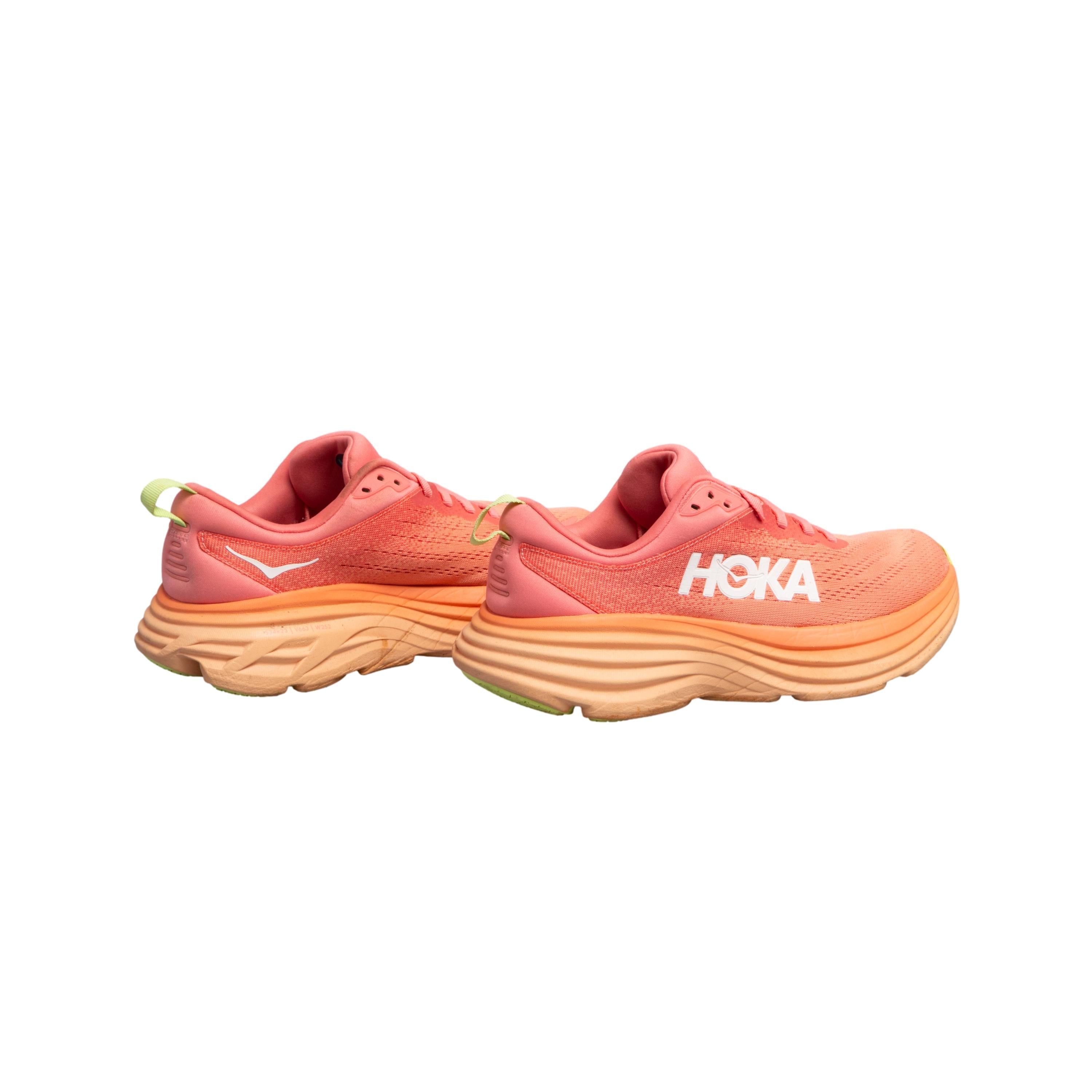 Tênis Feminino Corrida Hoka Bondi 8 Laranja - Tamanho 38.5 Europa