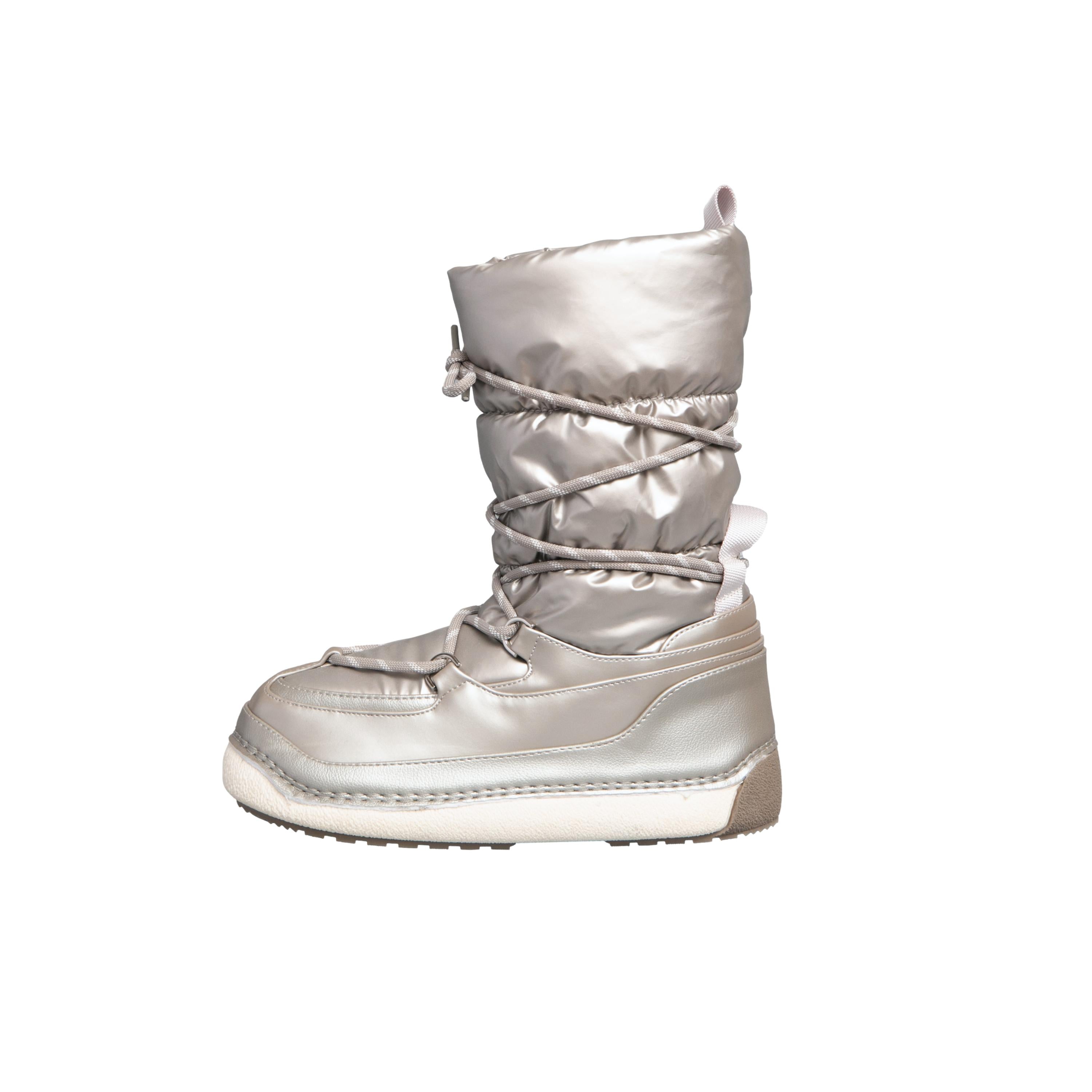 Bota Feminina Ski	Zara Blanches Clearance Water Repellent - Tamanho 38 Europa