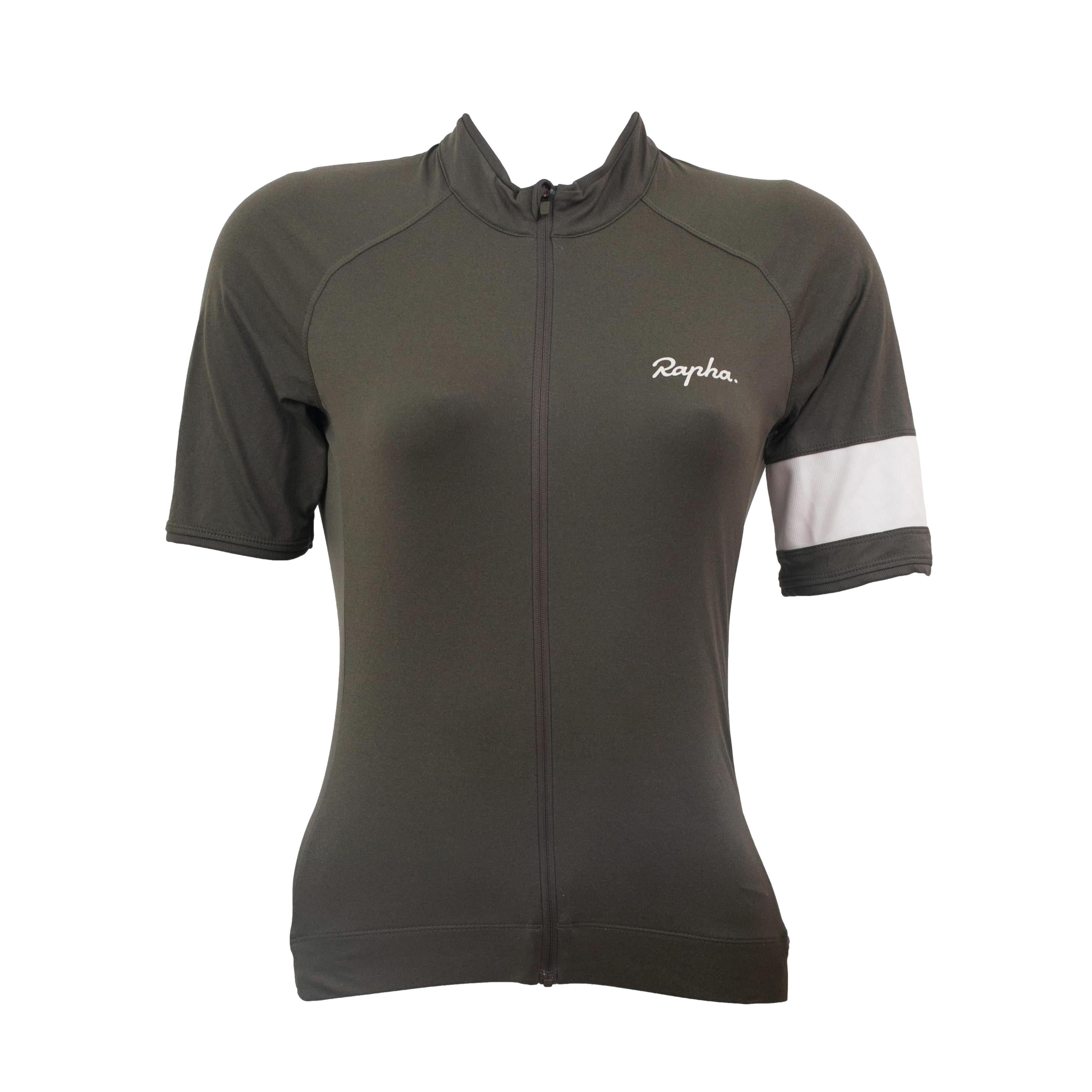 Camiseta Feminina Ciclismo Rapha Verde Musgo - Tamanho S