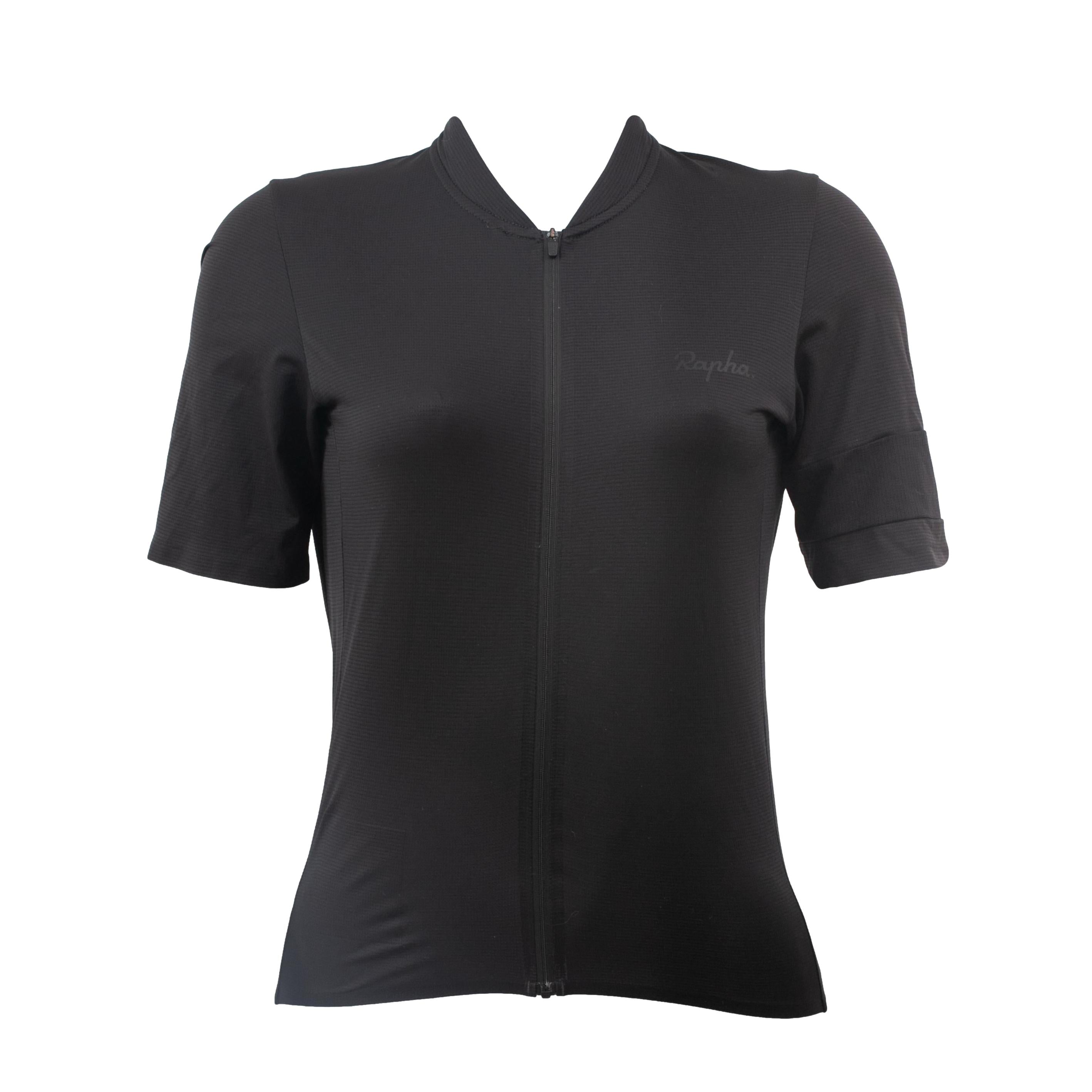 Camiseta Feminina Ciclismo Rapha Preta - Tamanho S