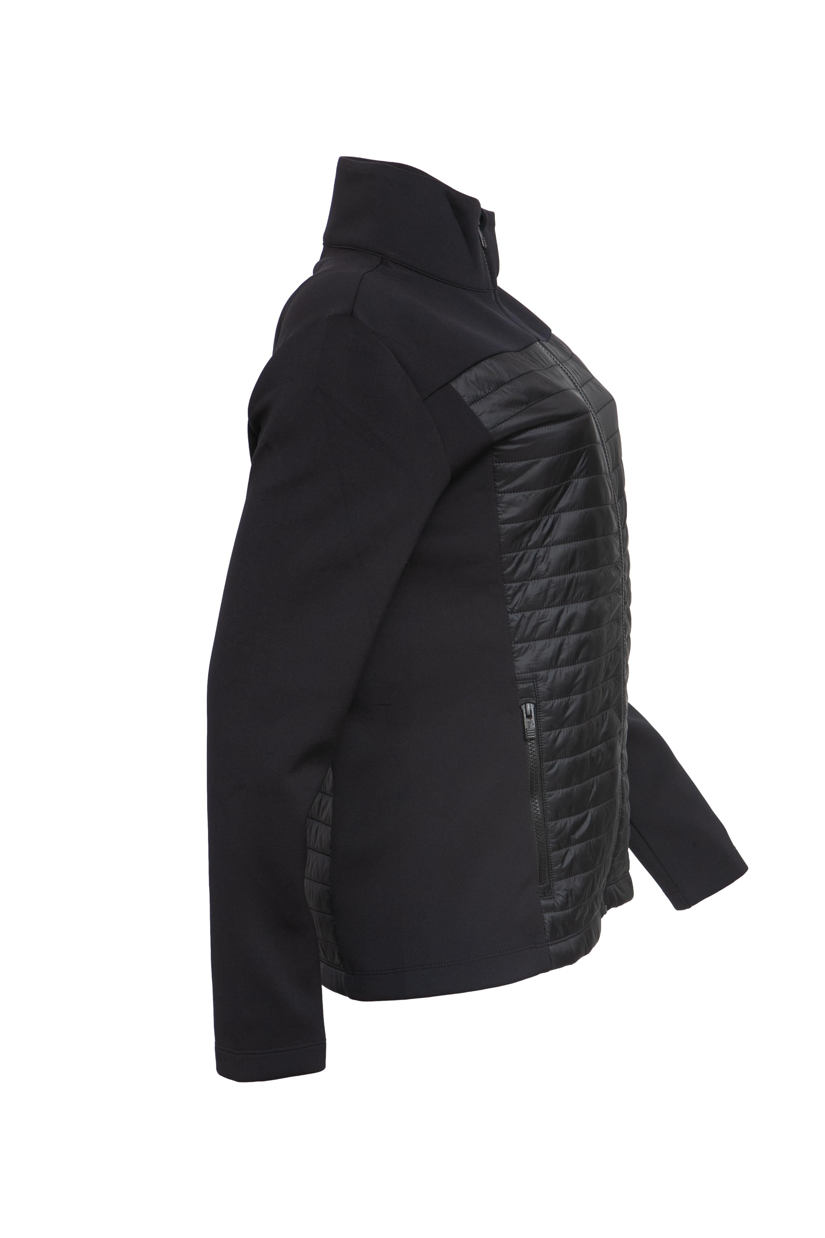 Casaco Fleece Detalhe Matelassê Unissex Ski Fusalp Preto - Tamanho 42