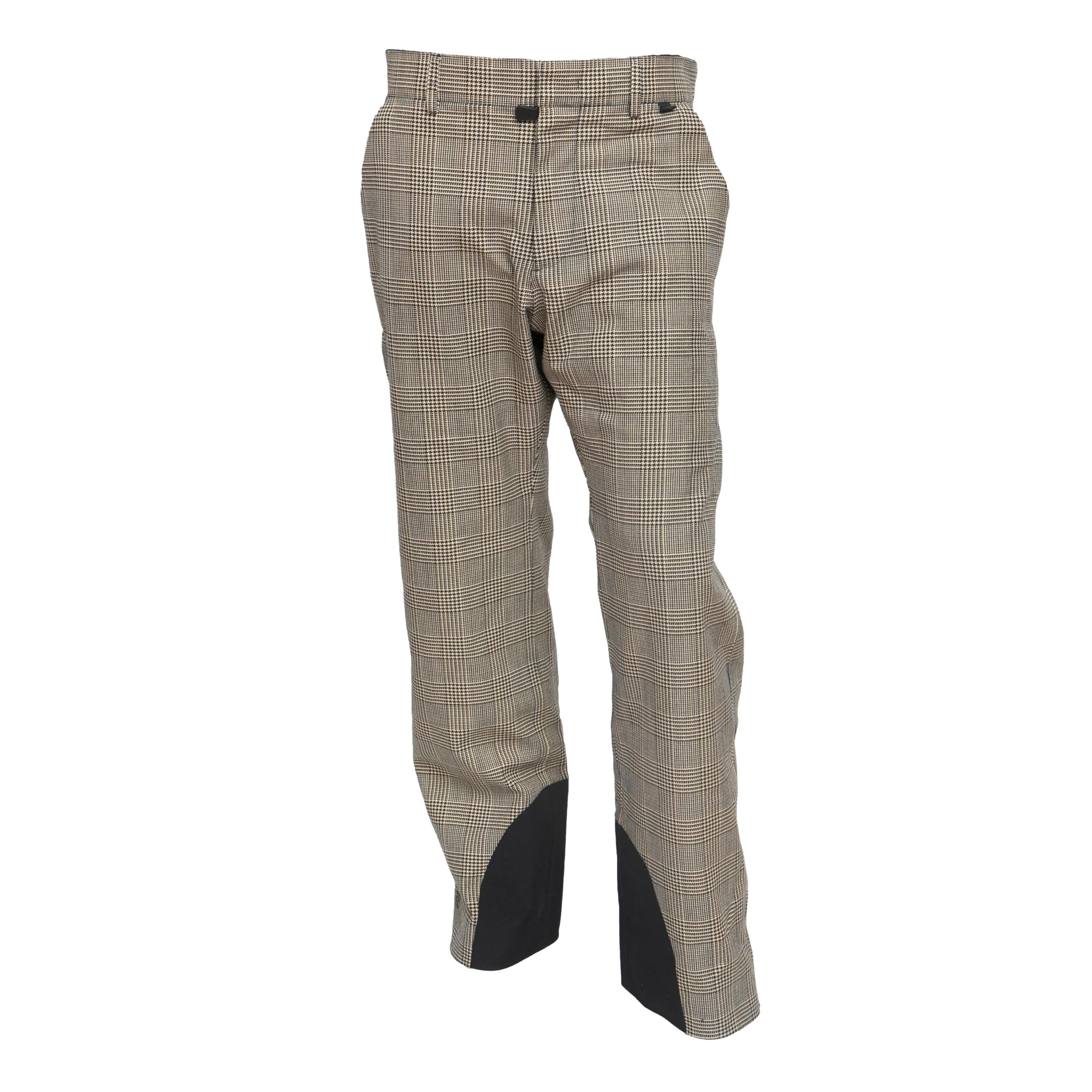 Calça Unissex Ski	Moncler	Primaloft Xadrez Bege - Tamanho M