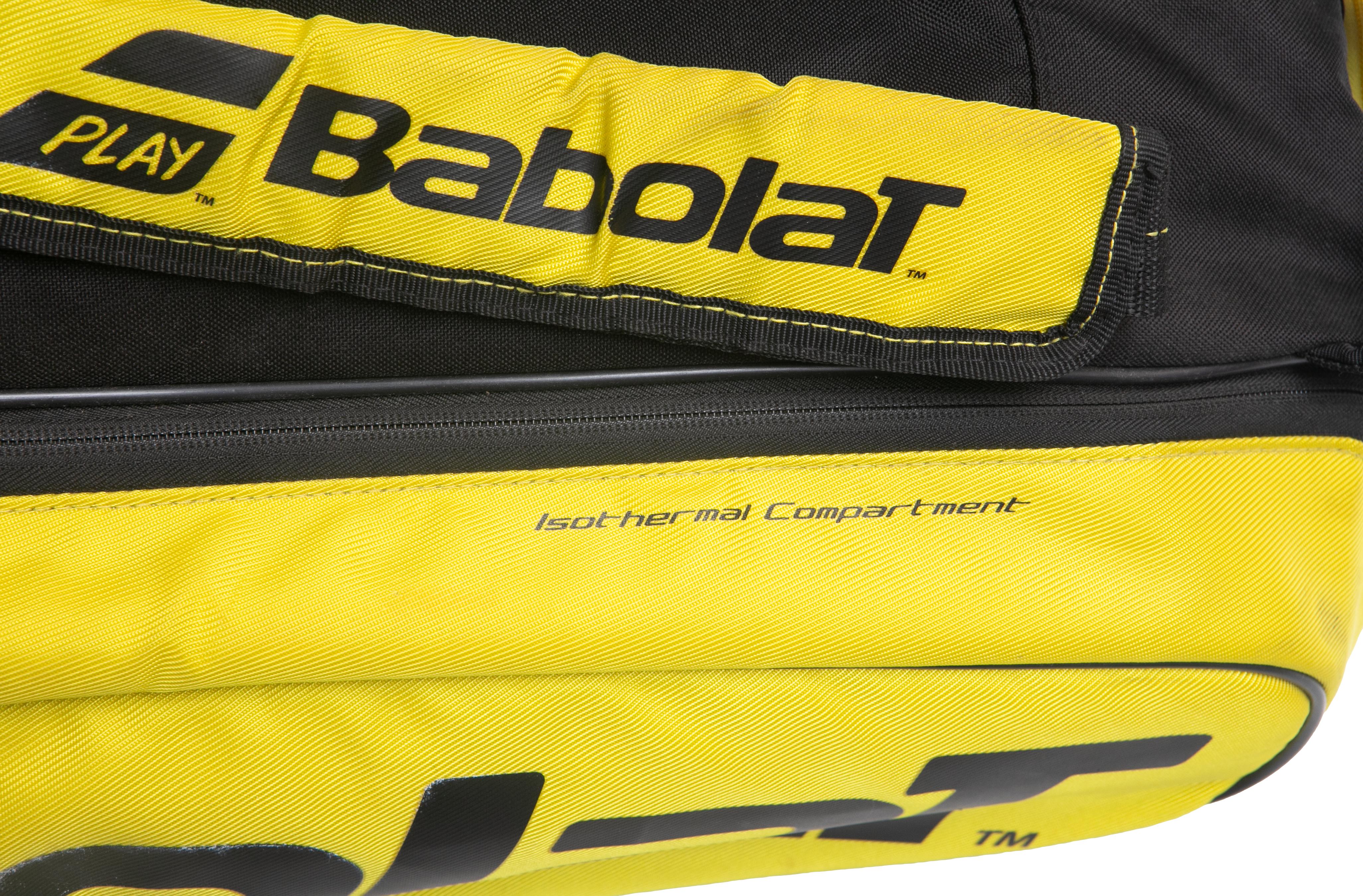 Raqueteira Unissex Tênis Babolat Pure Amarelo/Preto