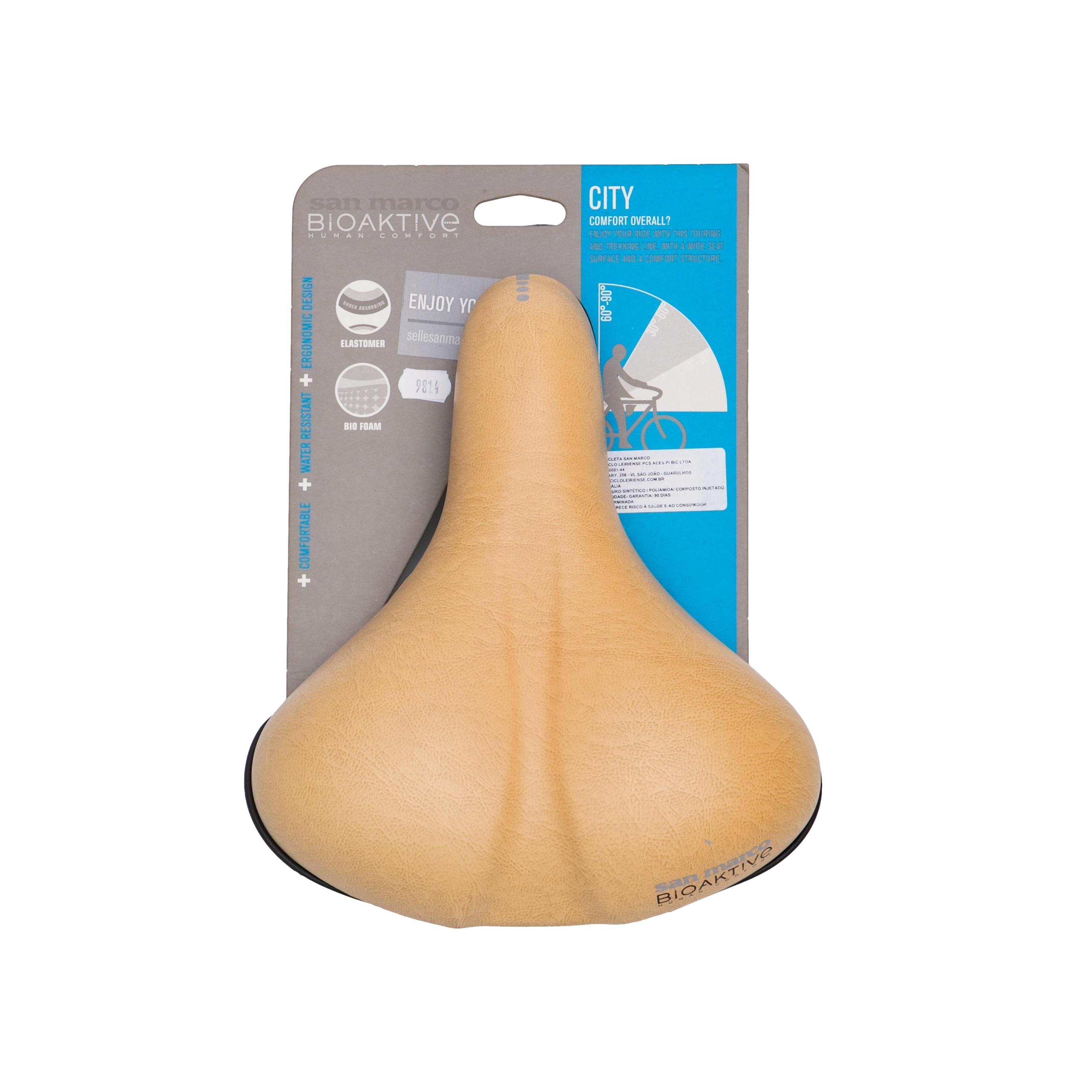 Banco Selim Selle San Marco Quadra Elegance cream Biofoam Elastomer Klip