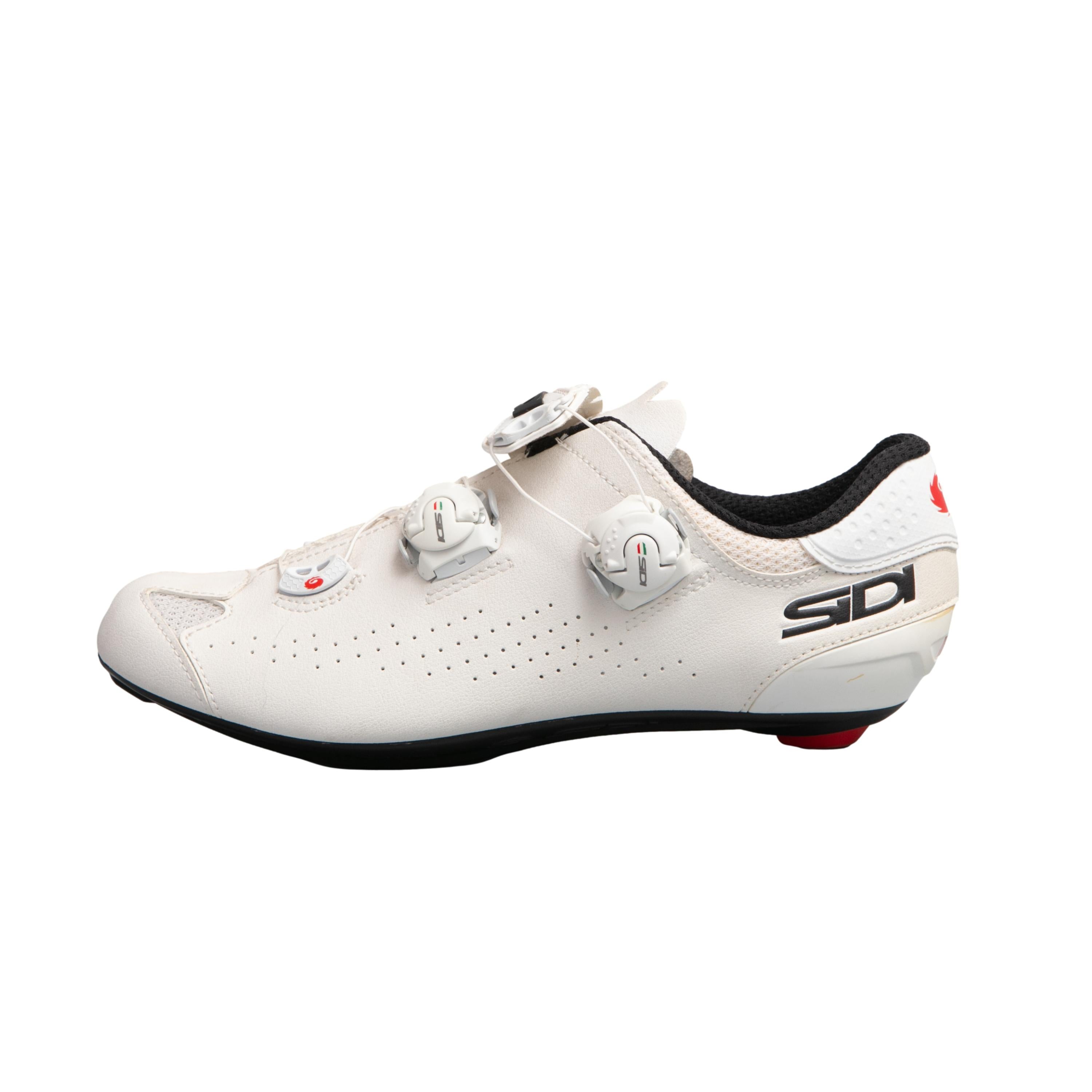 Sapatilha Feminina Ciclismo SiDI Scarpe Genius 10 Branca - Tamanho 42 Europa (Novo)