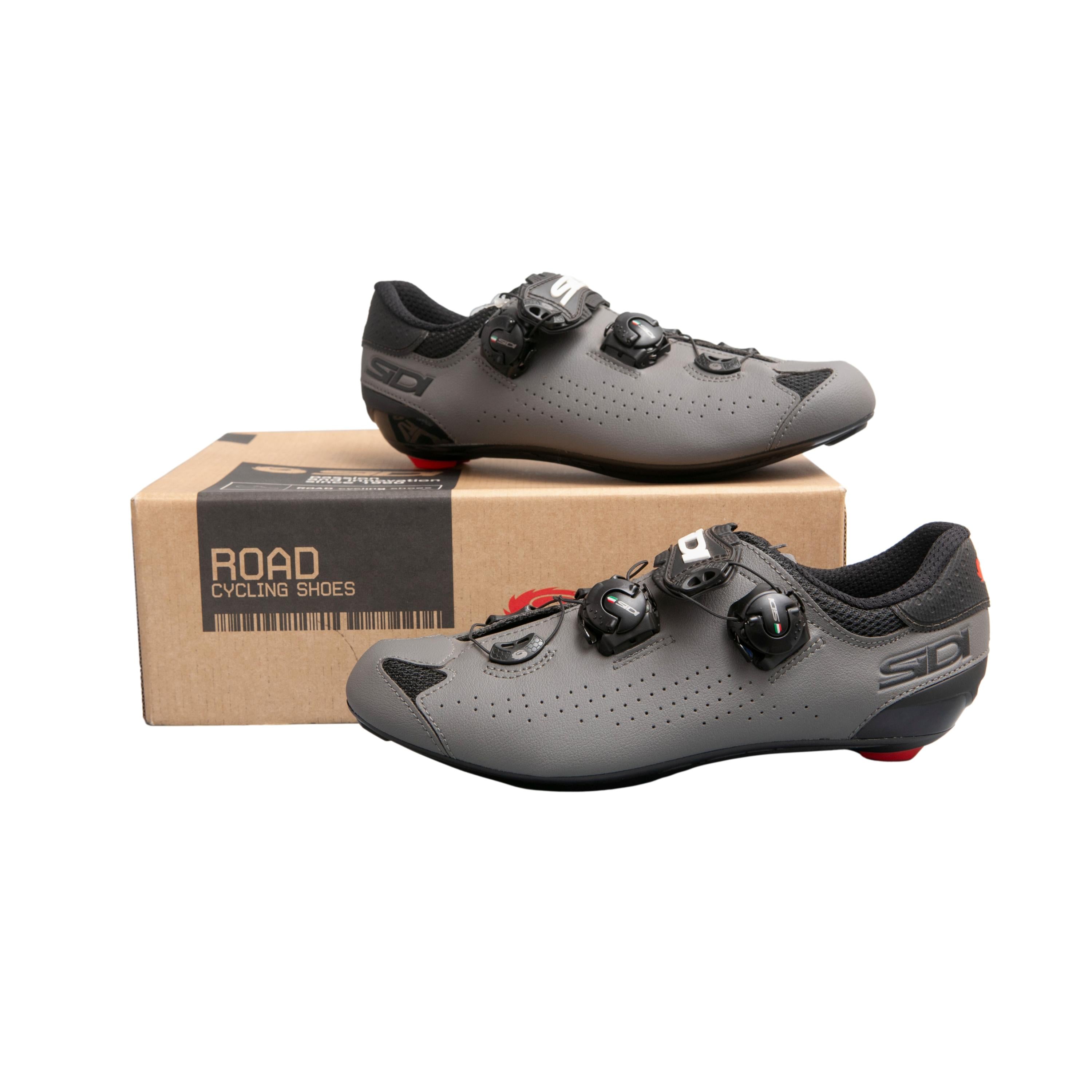 Sapatilha Unissex Ciclismo SiDi Scarpe Genius 10 Cinza - Tamanho 42 Europa (Novo)