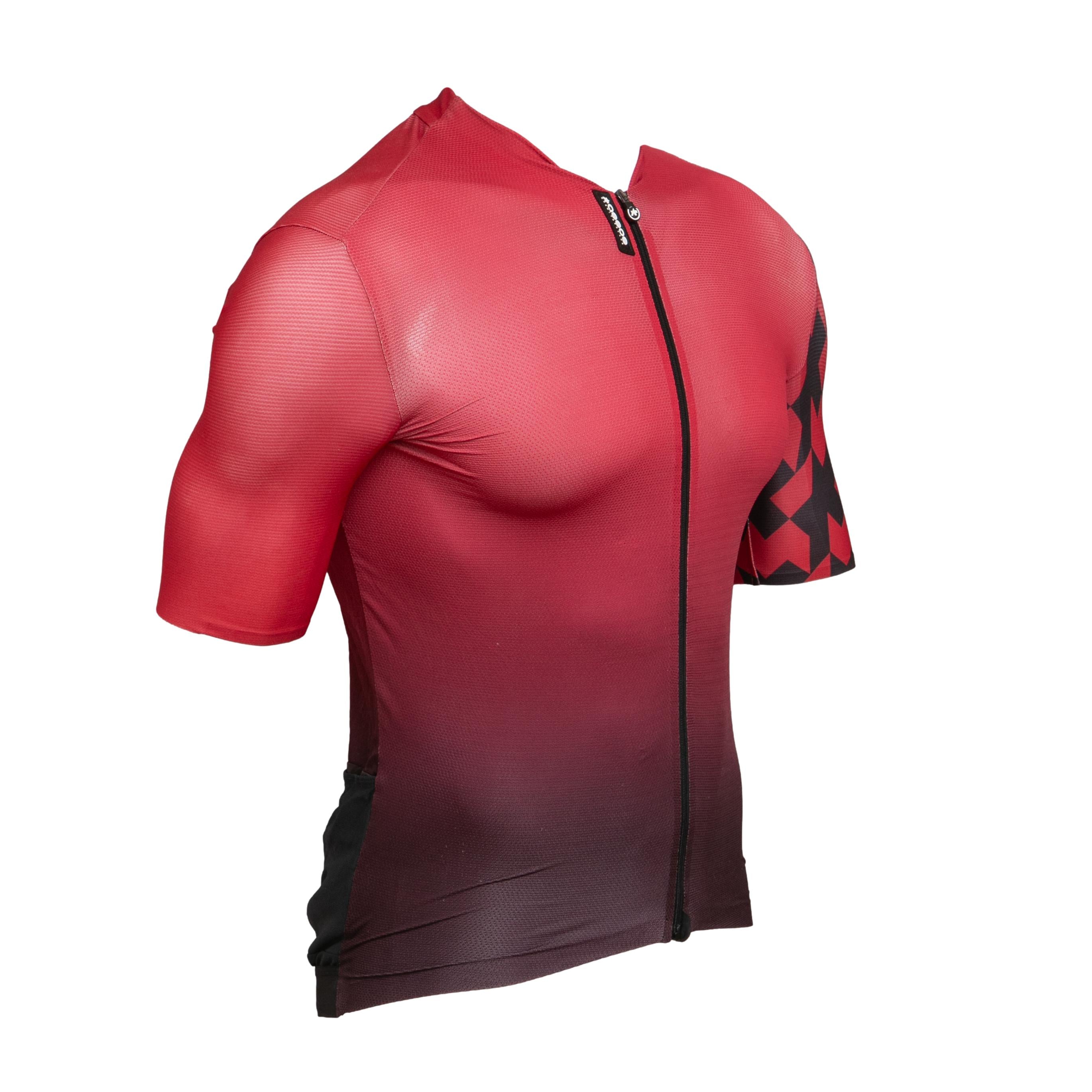 Camiseta Jersey Masculina Ciclismo Assos Vermelha - Tamanho L