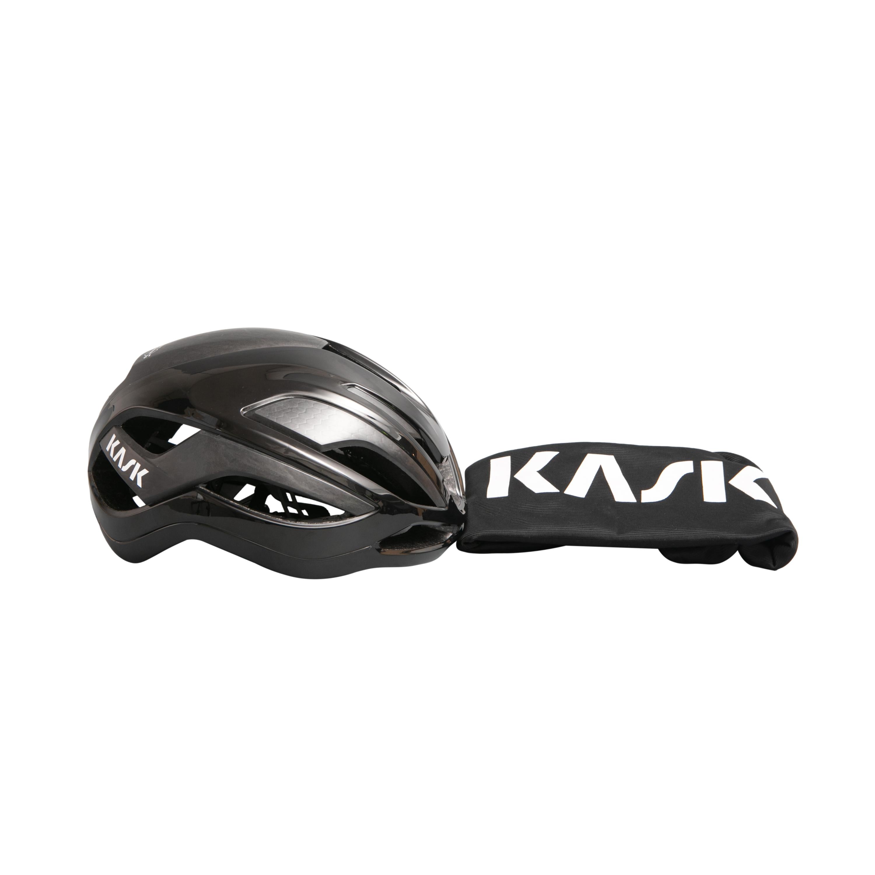 Capacete Unissex Ciclismo	Kask Fuild Carbon 12 Preto - Tamanho 59-62