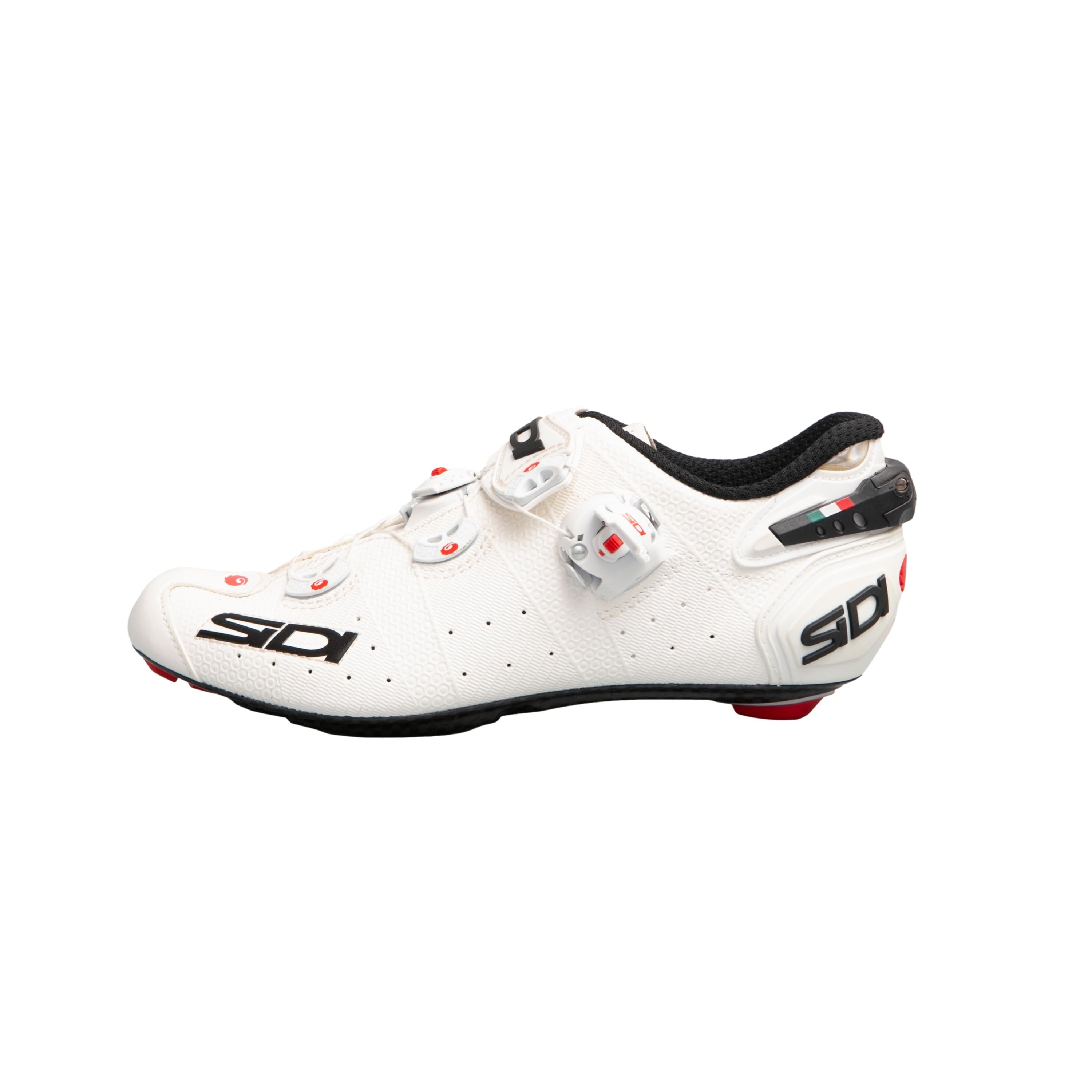 Sapatilha Feminina Ciclismo SiDI Scarpe Wire 2 Carbon Branca - Tamanho 39 Europa