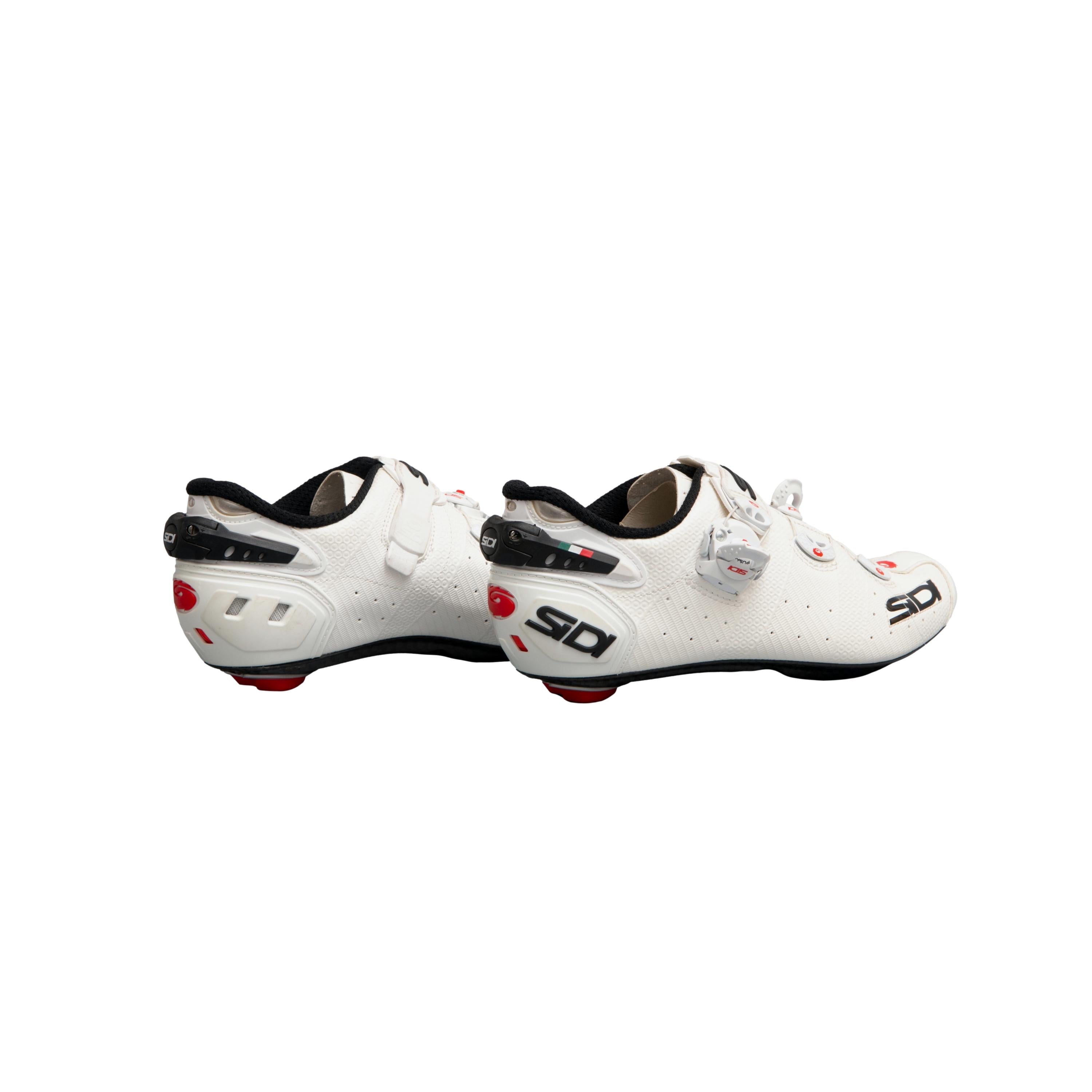 Sapatilha Feminina Ciclismo SiDI Scarpe Wire 2 Carbon Branca - Tamanho 39 Europa
