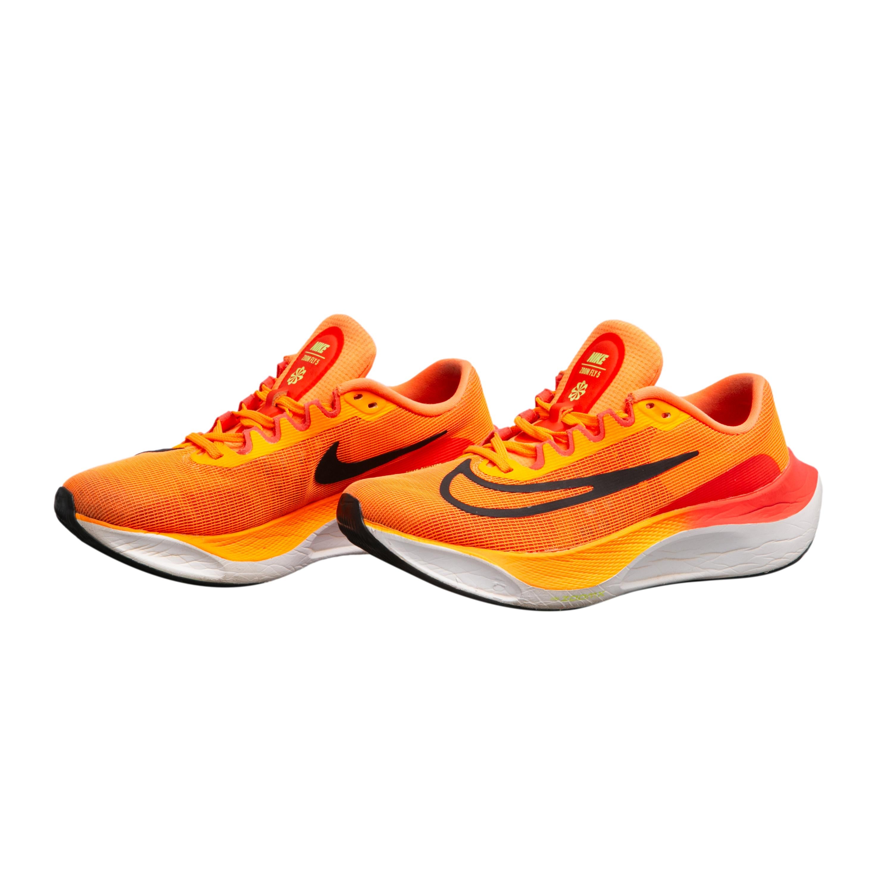 Tênis Masculino Corrida Nike Zoom Fly 5	Laranja - Tamanho 42 Europa