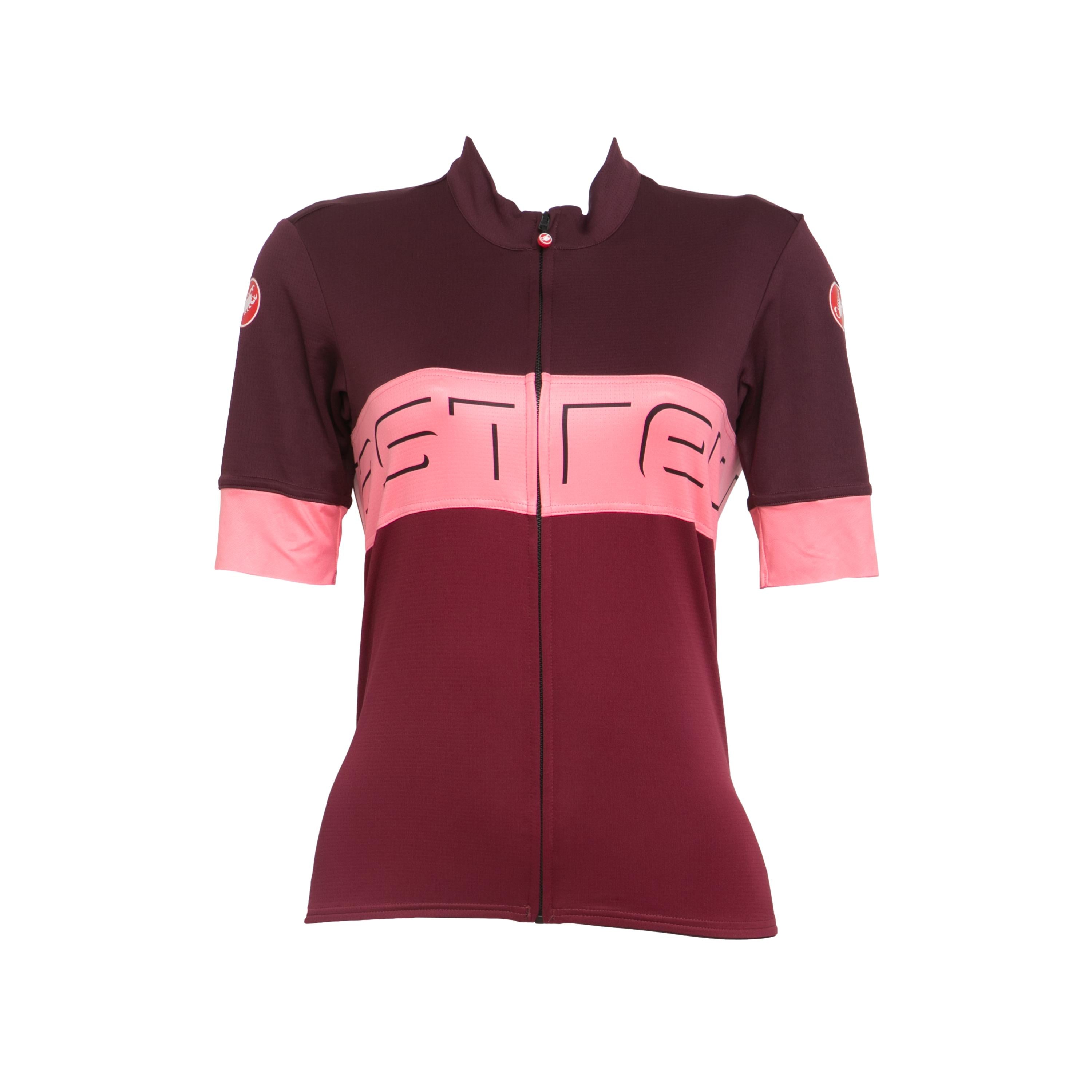 Camiseta Unissex Ciclismo Castelli Vinho - Tamanho M