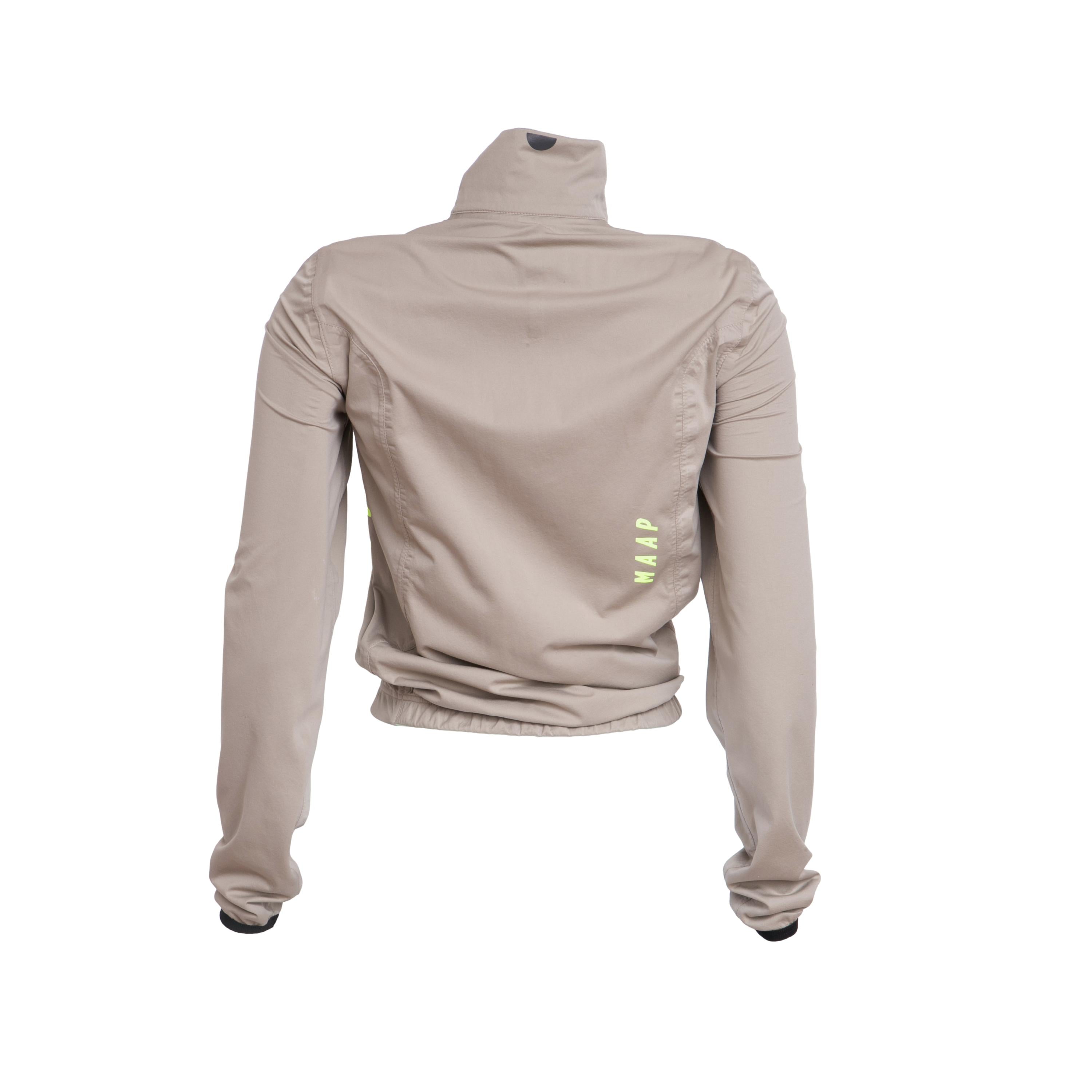 Corta Vento Masculina Ciclismo Maap Manga Longa Cinza - Tamanho XS