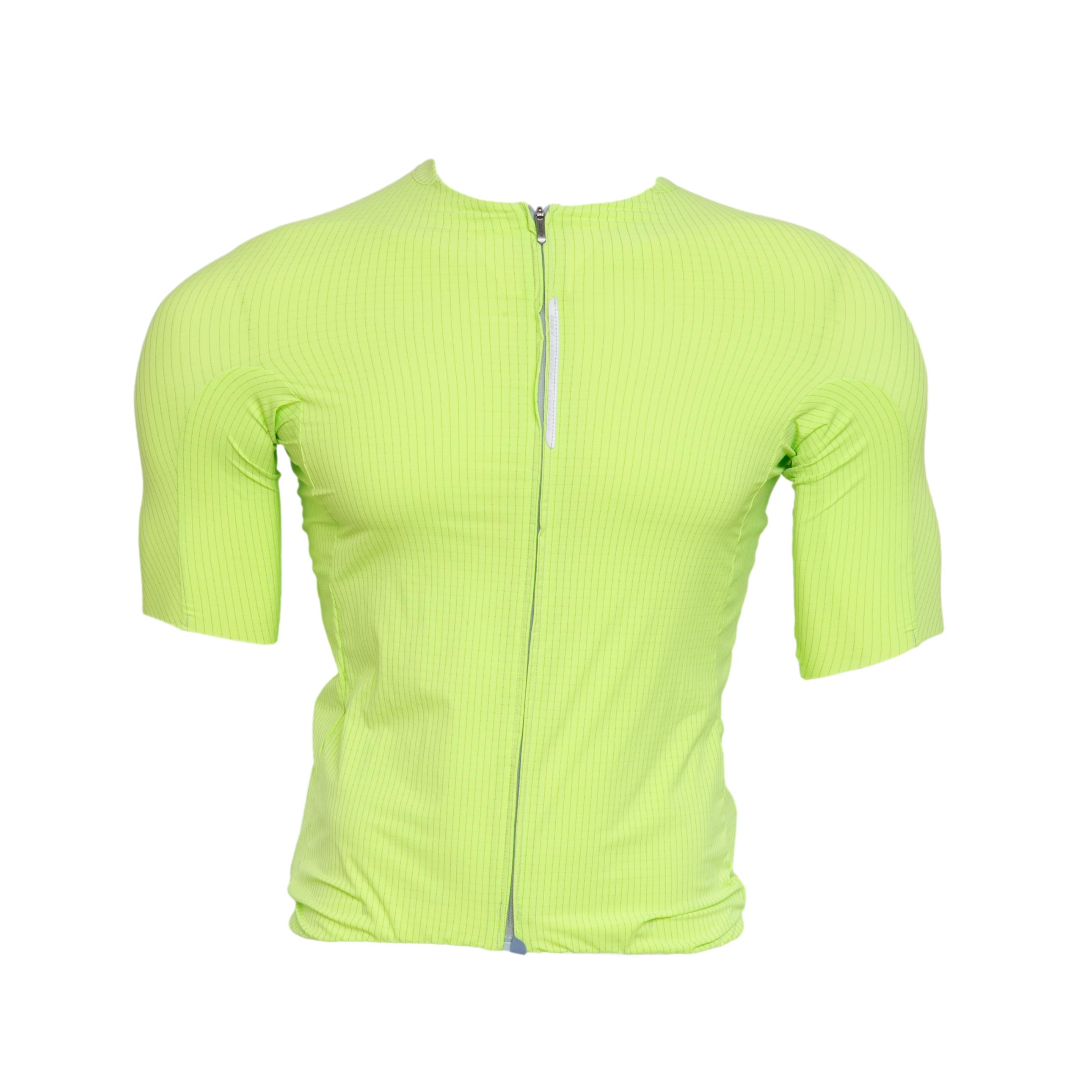 Camiseta Unissex Ciclismo Q36.5 Verde Neon - Tamanho M