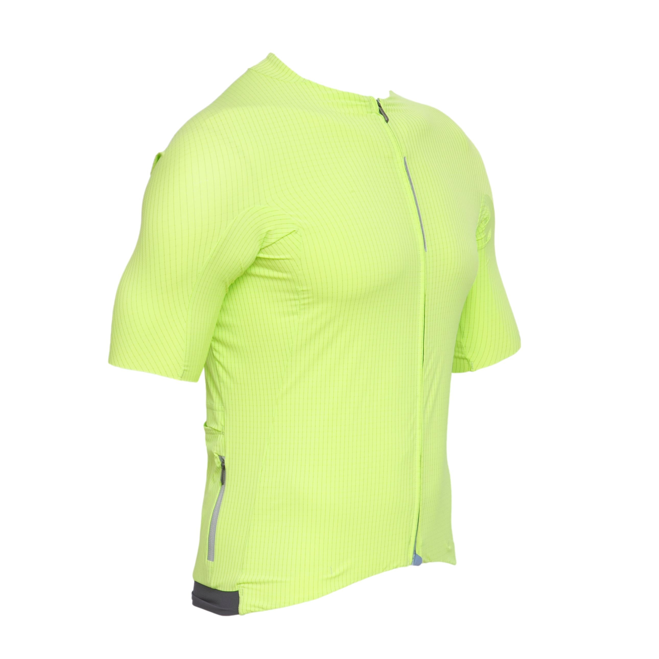 Camiseta Unissex Ciclismo Q36.5 Verde Neon - Tamanho M