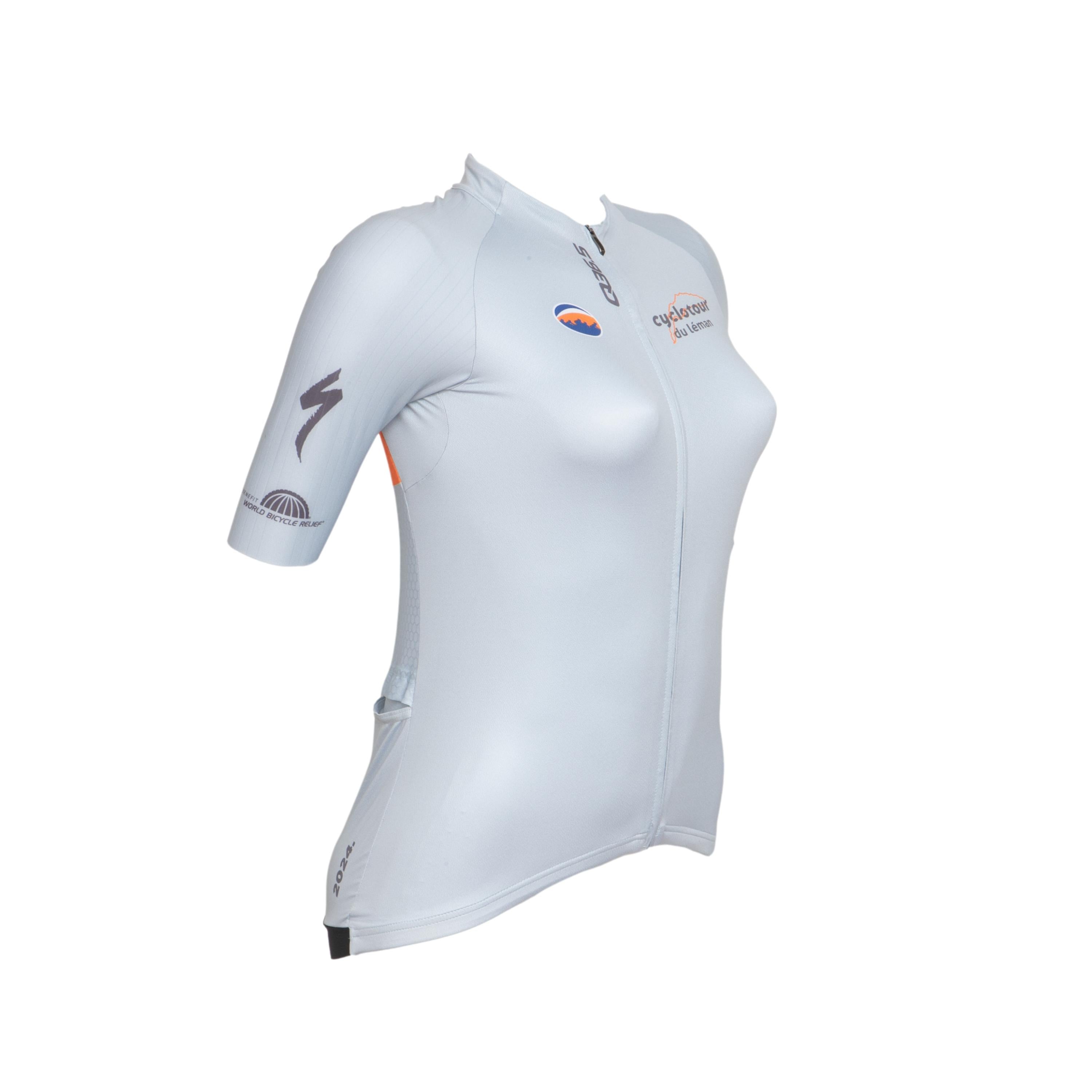 Camiseta Unissex Ciclismo Q36.5 Cyclotour Du Leman Branca - Tamanho M