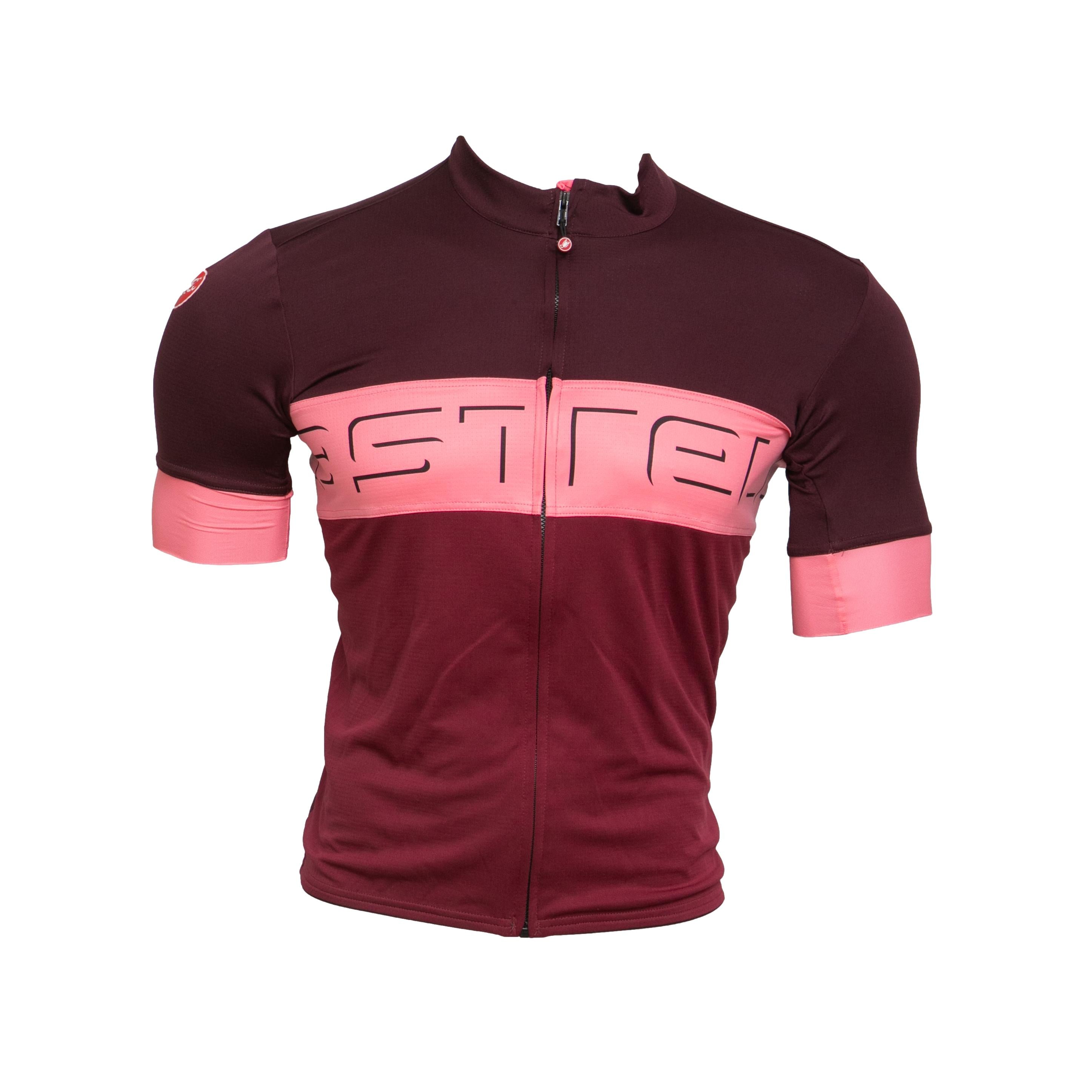 Camiseta Unissex Ciclismo Castelli Vinho - Tamanho M