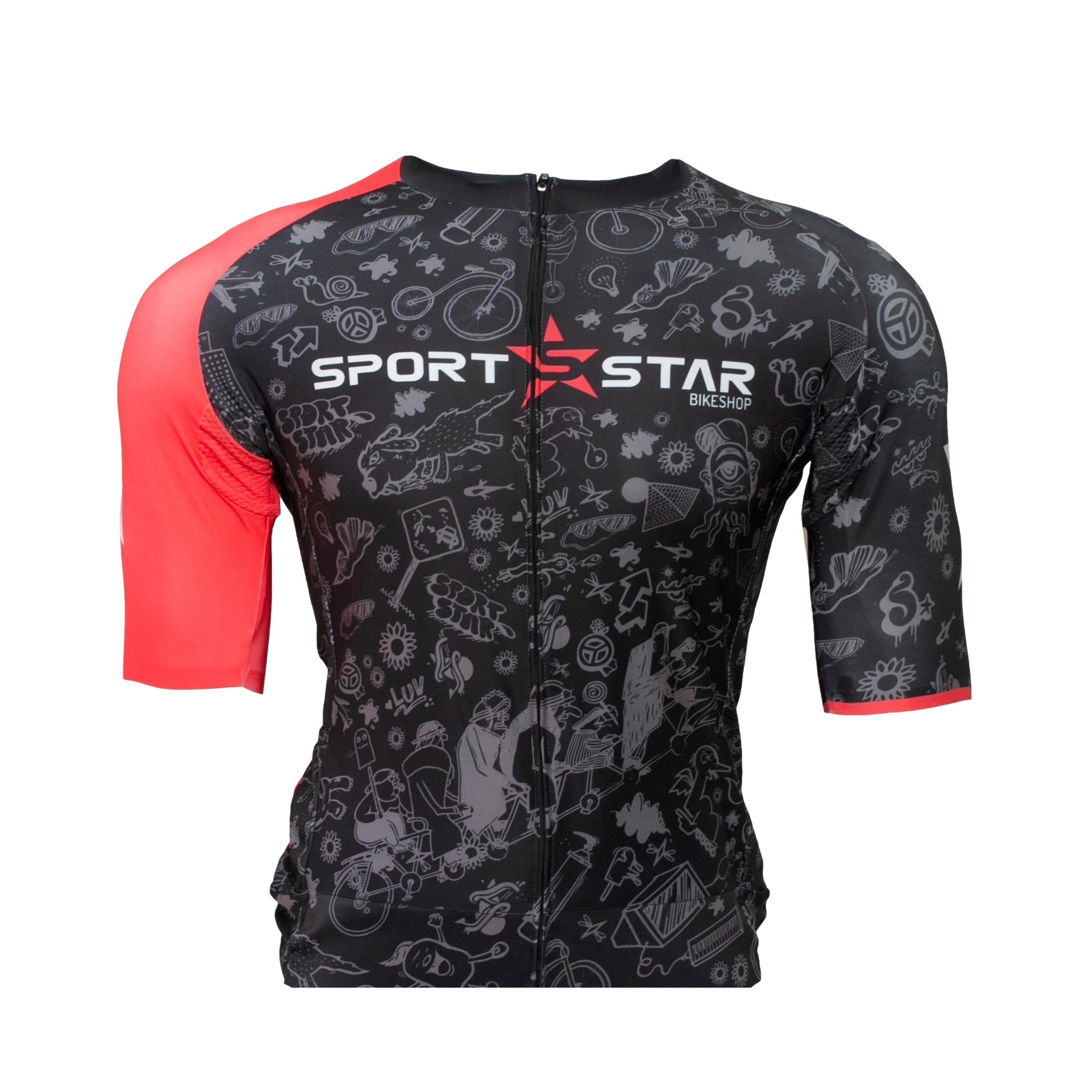 Camiseta Masculina Ciclismo Mynd Sport Star - Tamanho L